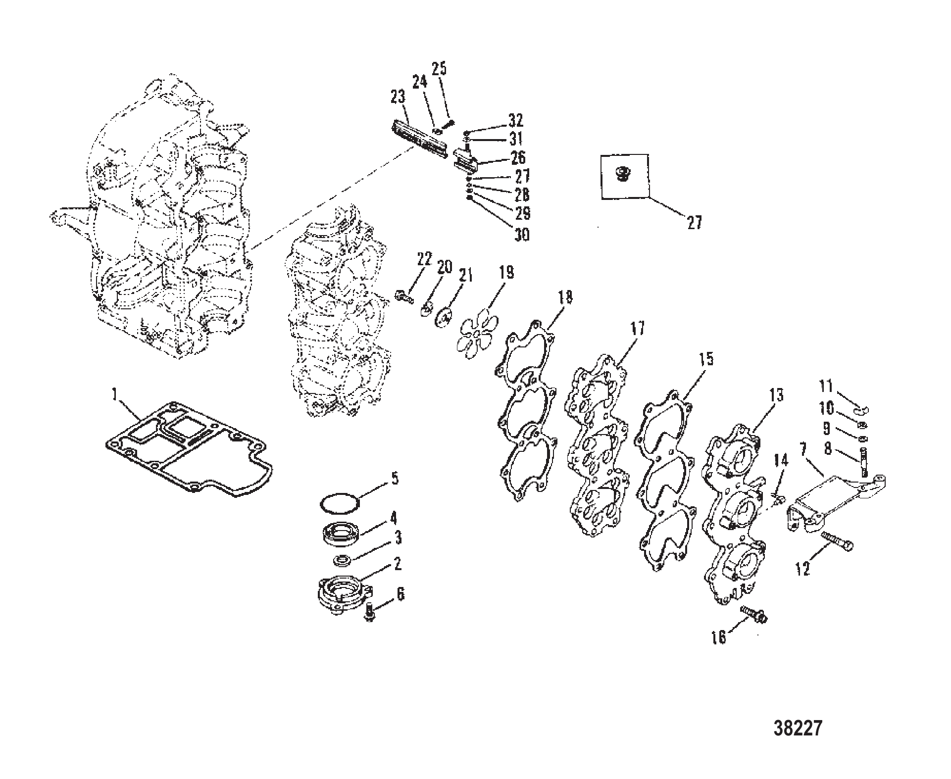 进气歧管与簧片阀组 Induction Manifold and Reed Block