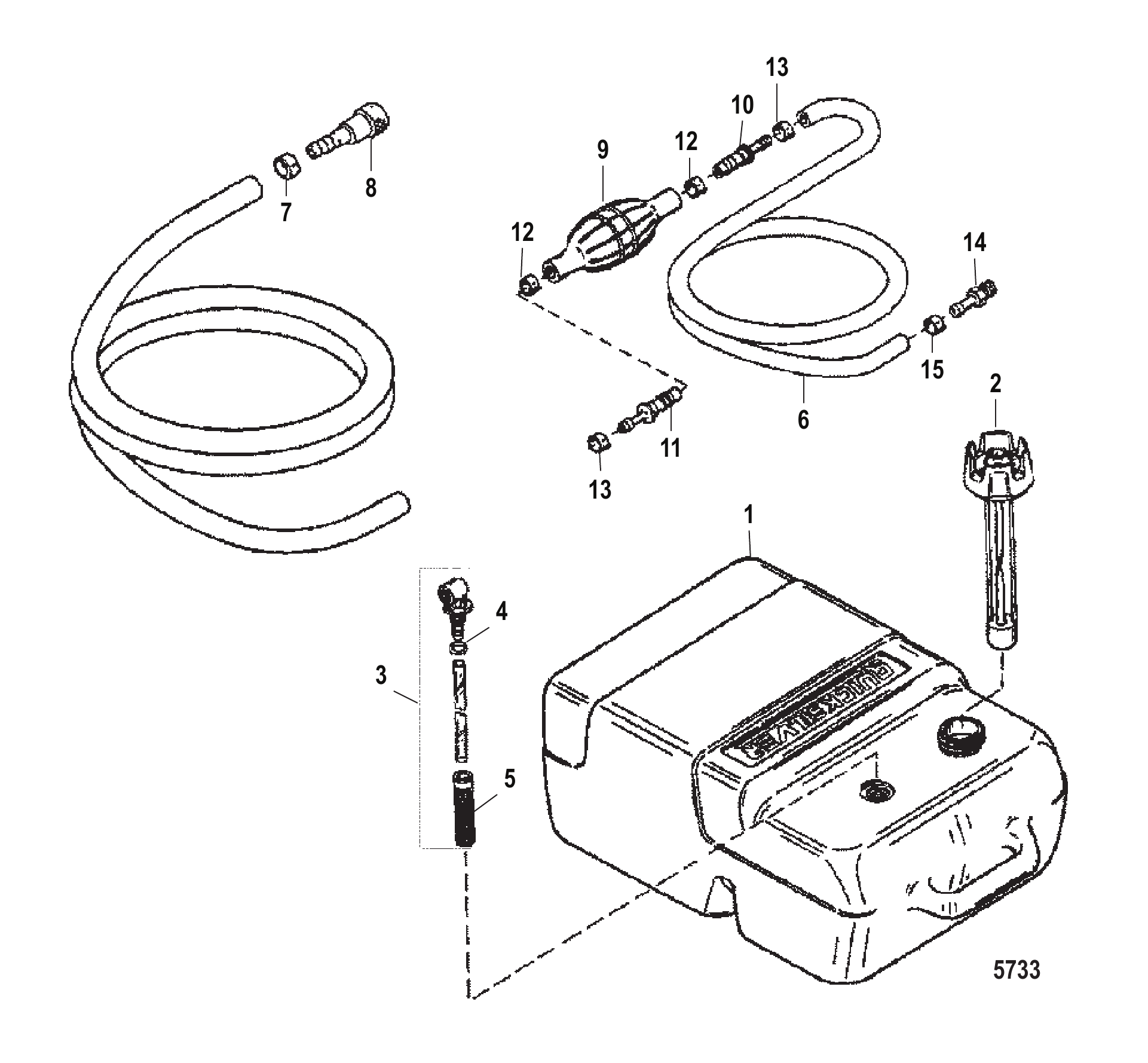 Fuel Tank (Plastic- 6.6 Gallon)