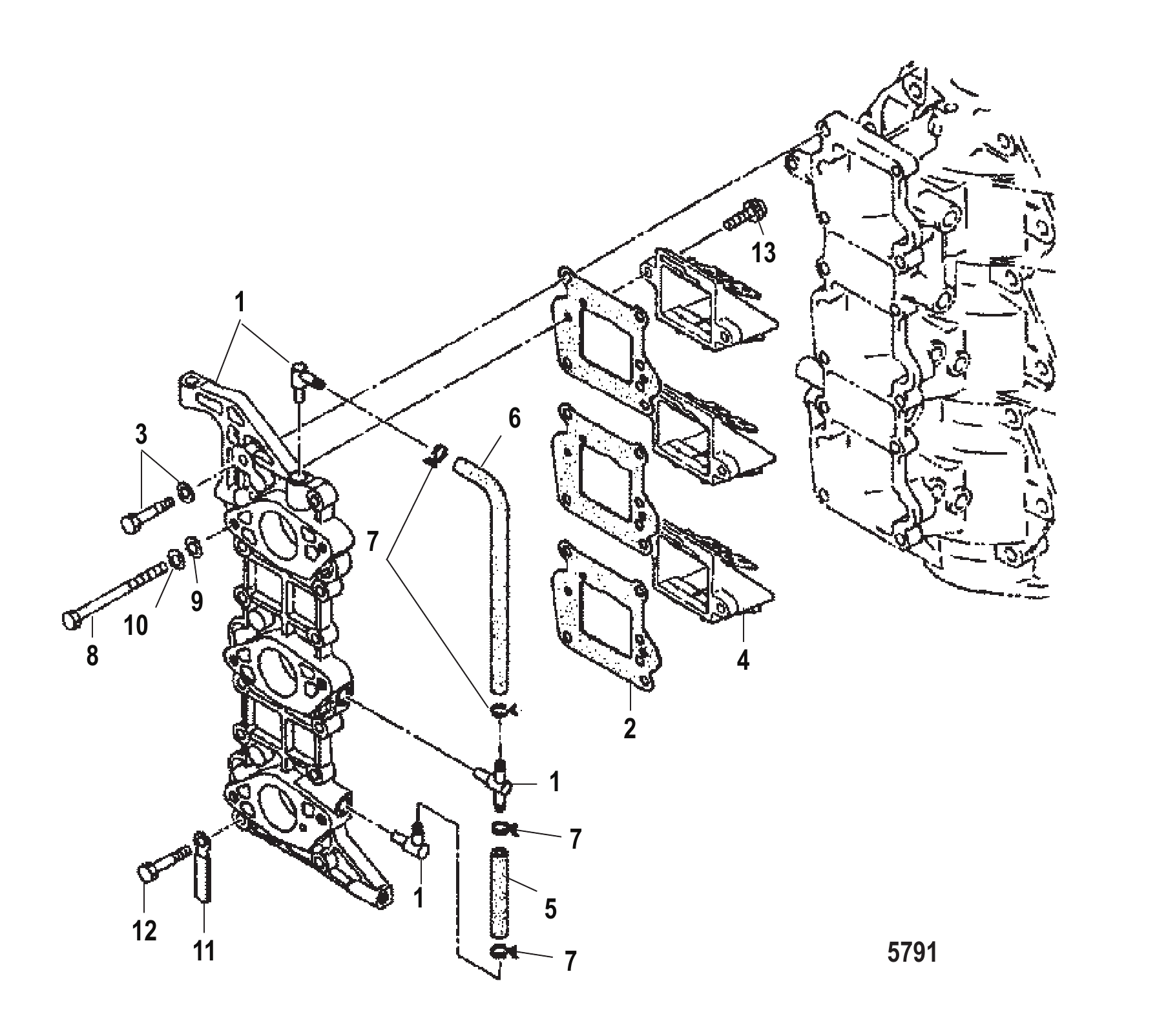 进气歧管及簧片阀组 Inlet Manifold and Reed Block