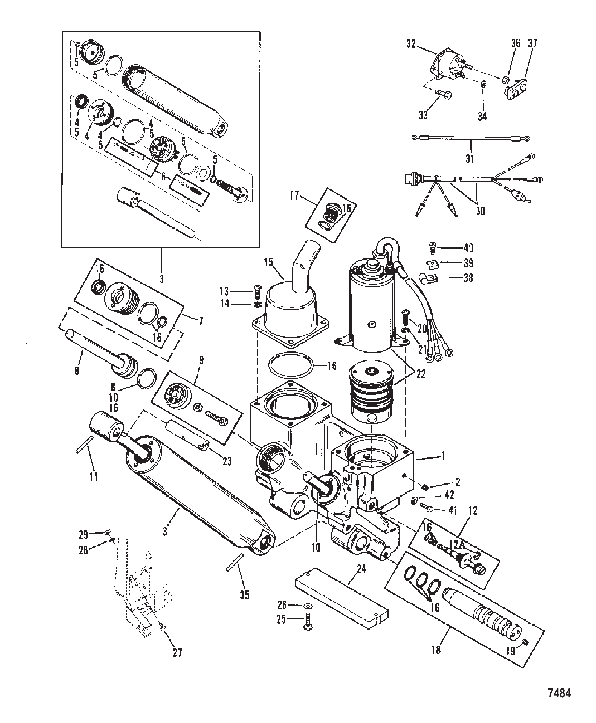 动力升降倾斜组件 Power Trim Components