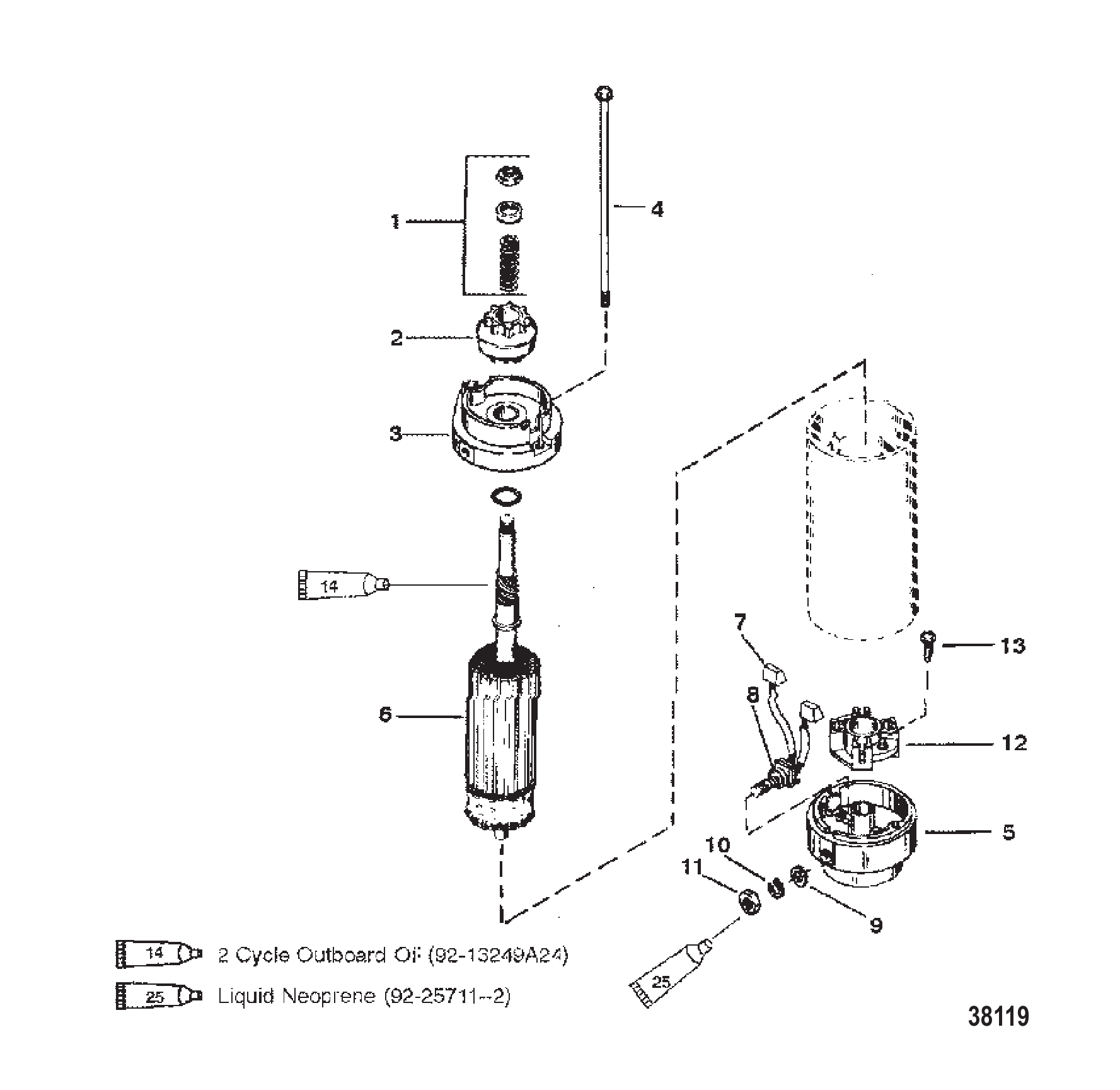 启动电机总成 STARTER MOTOR ASSEMBLY
