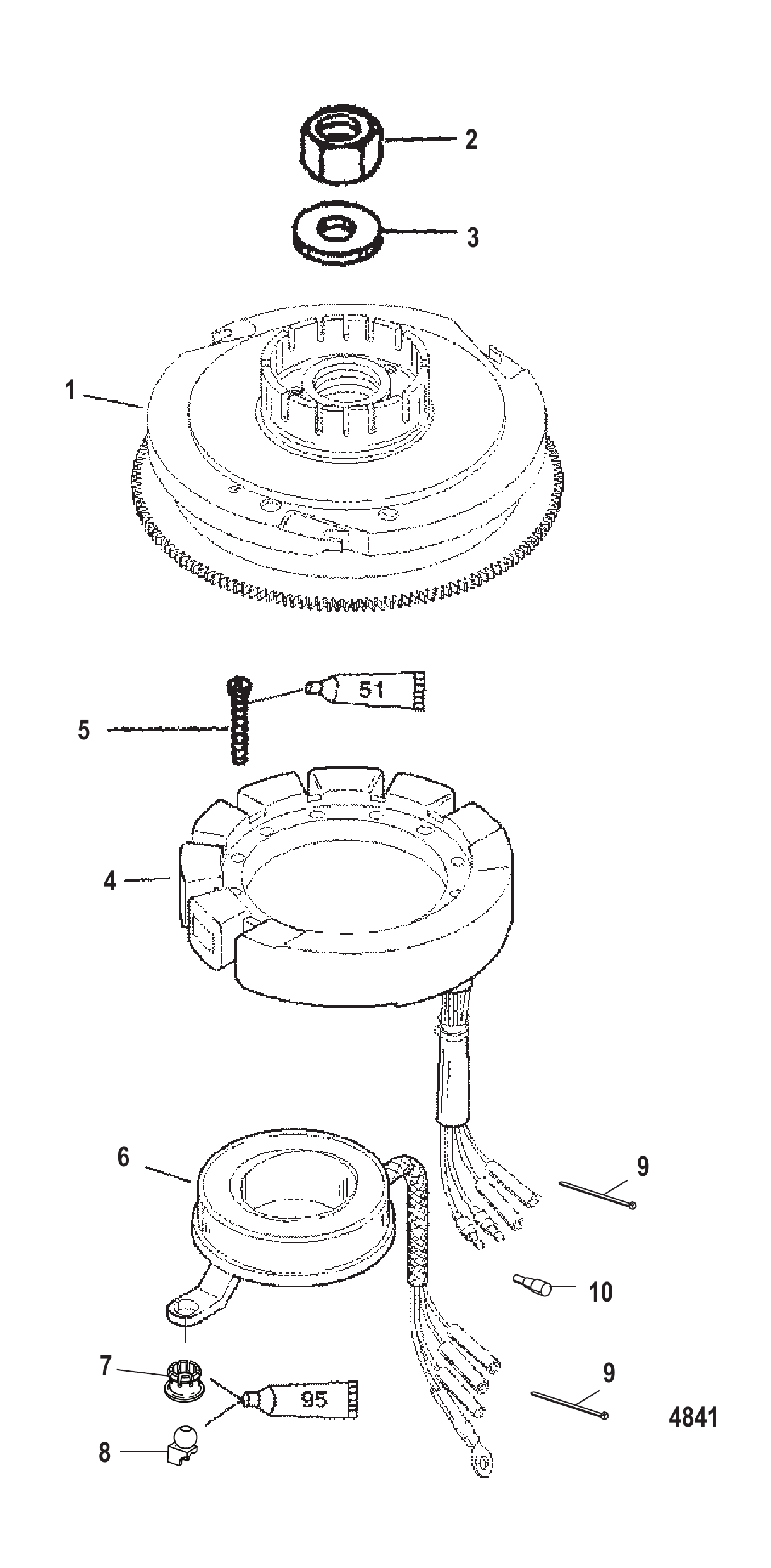 飞轮及定子(手动) Flywheel and Stator Manual