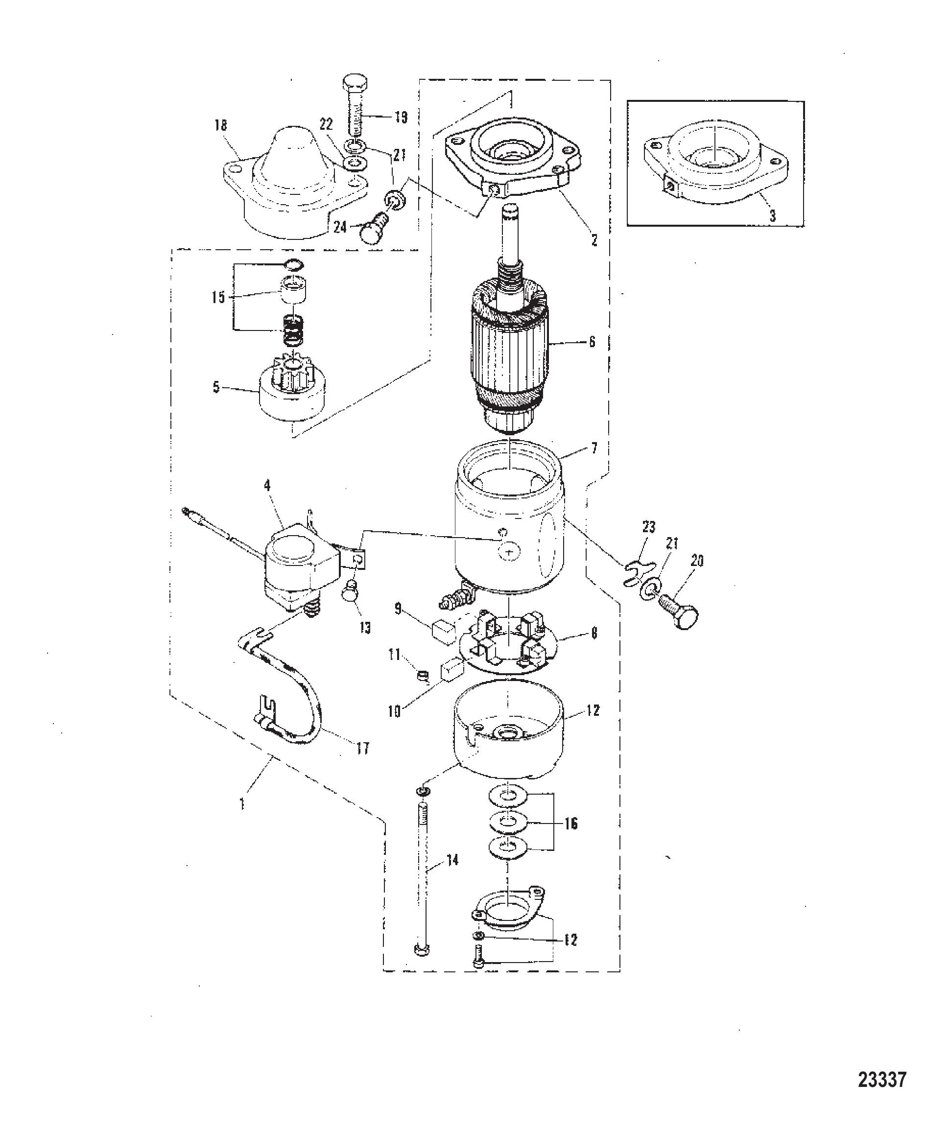 电动启动电机 ELECTRIC STARTER MOTOR