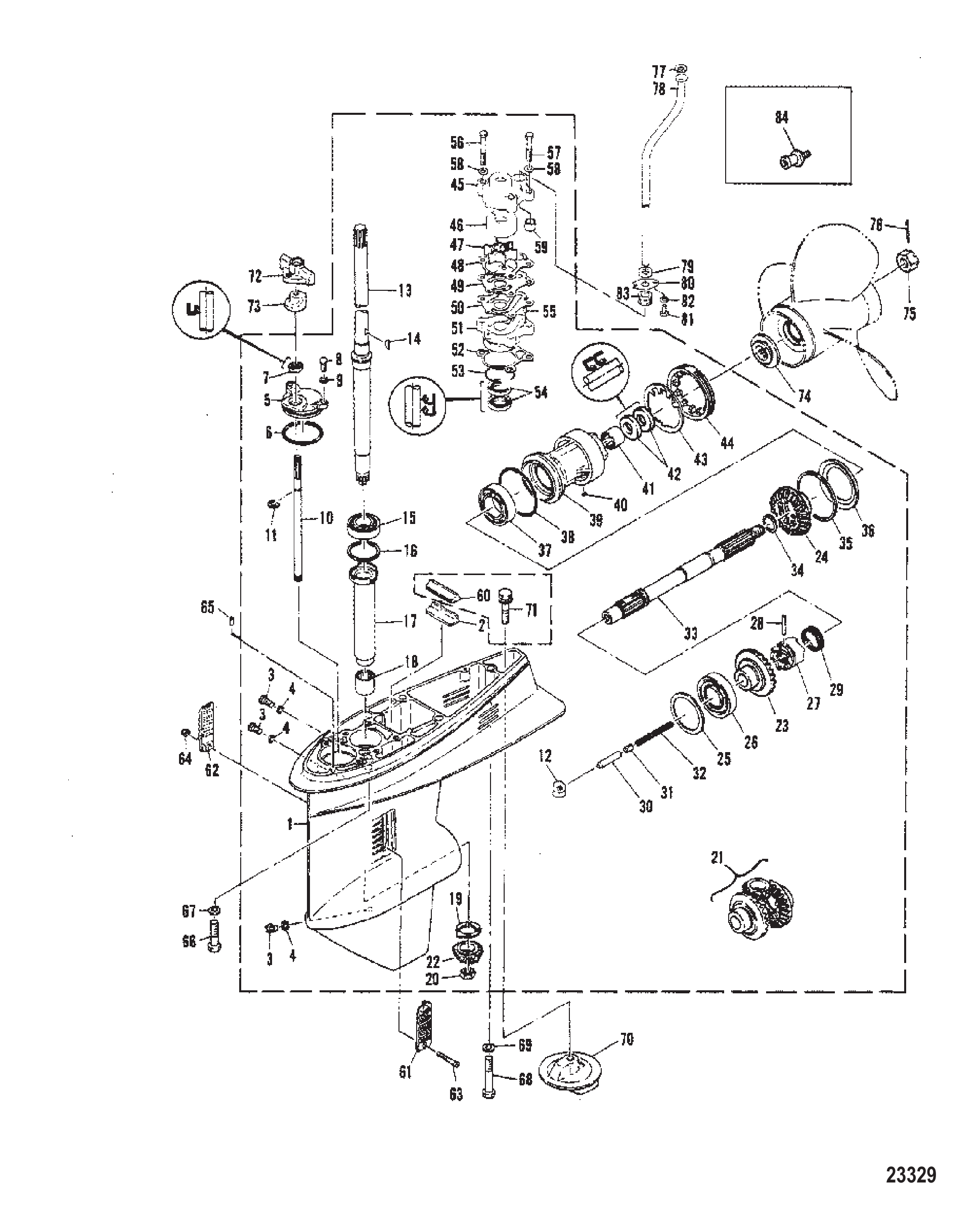 齿轮箱总成 GEARHOUSING ASS'Y