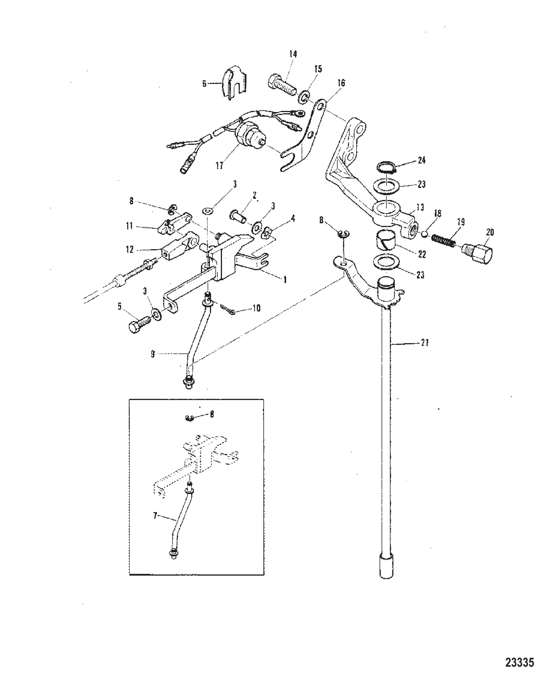换挡联动装置 GEAR SHIFT LINKAGE