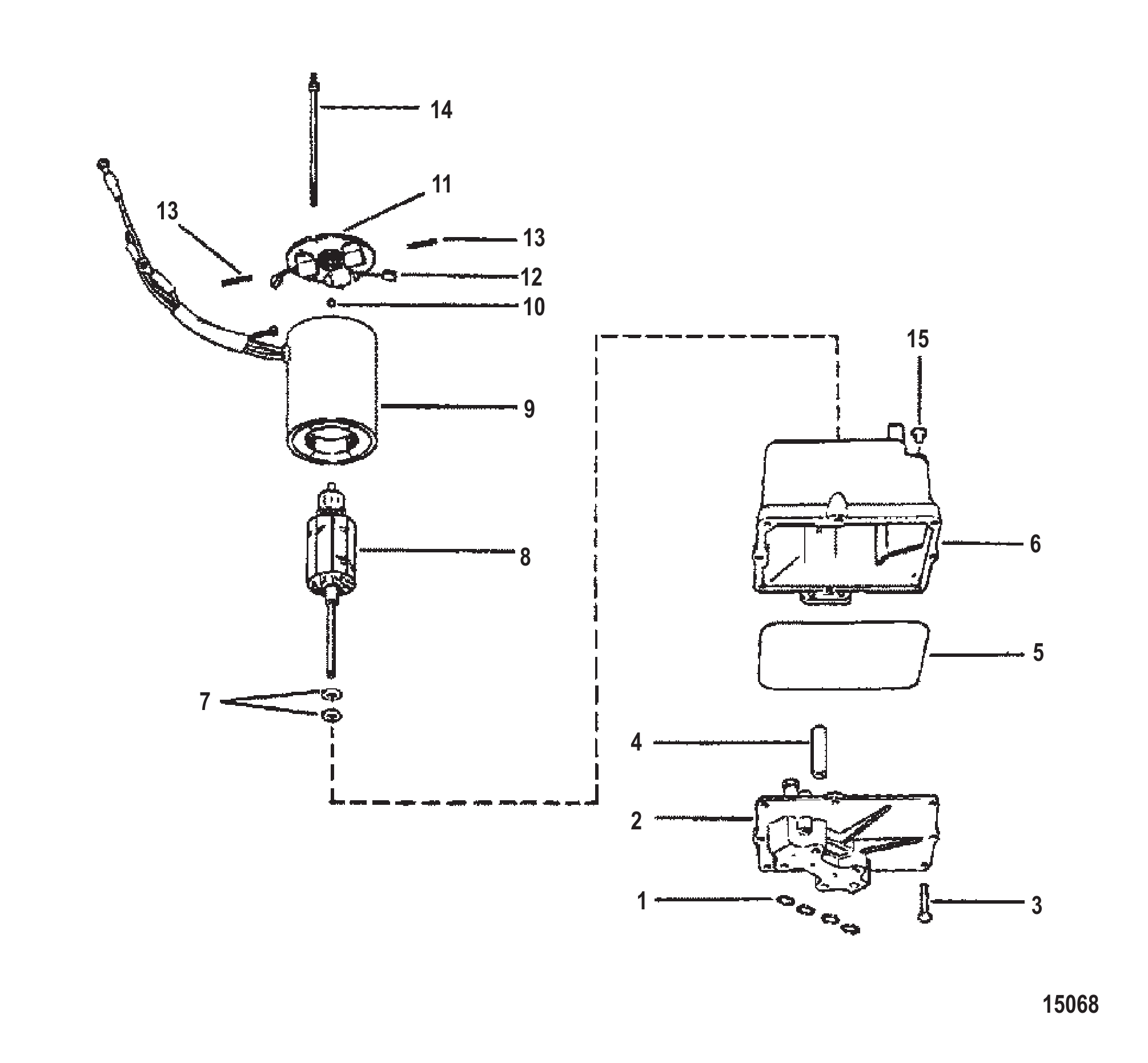 液压泵总成(塑料油箱) HYDRAULIC PUMP ASSEMBLY (PLASTIC RESERVOIR)