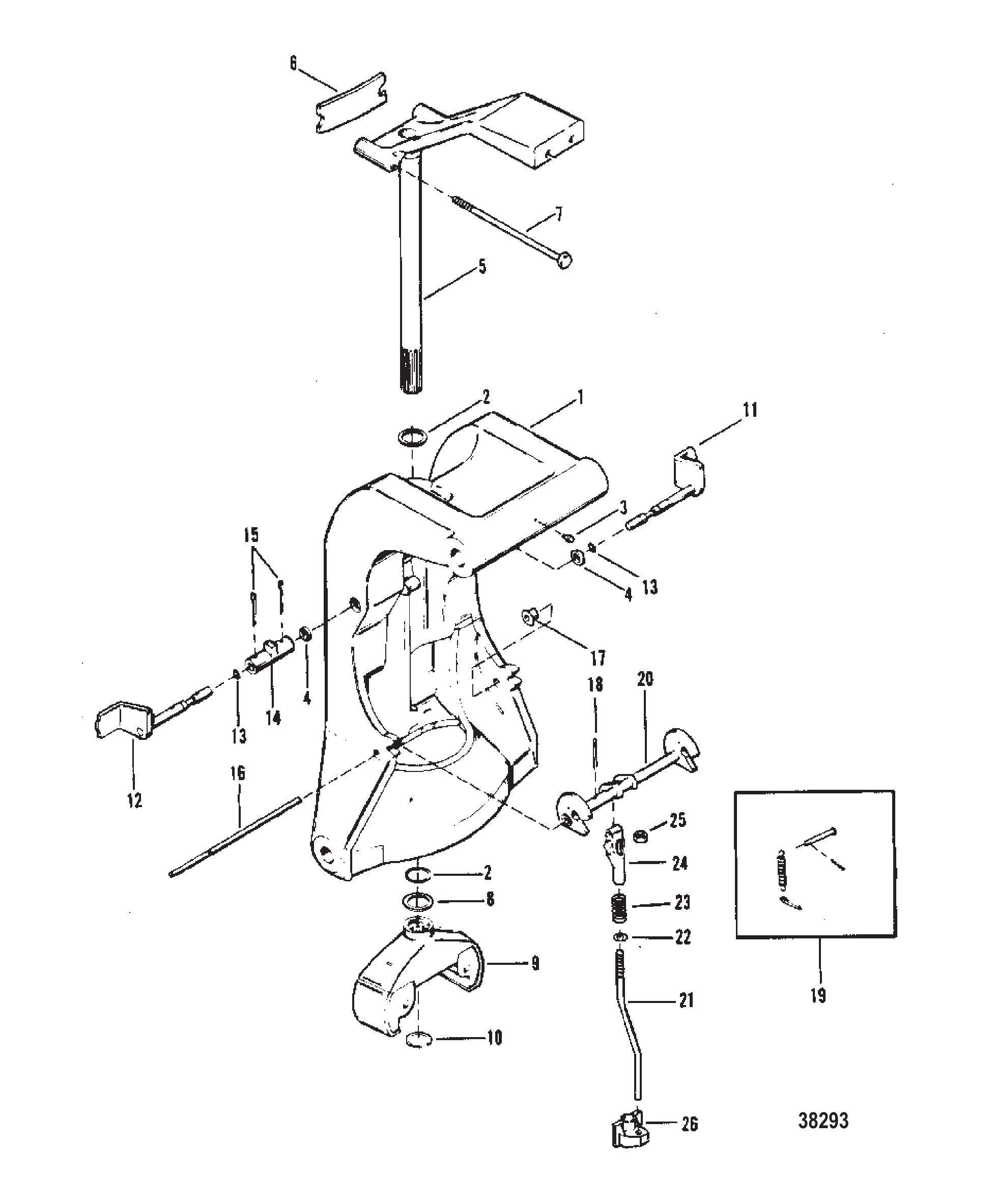 旋转支架与倒车锁 SWIVEL BRACKET AND REVERSE LOCK