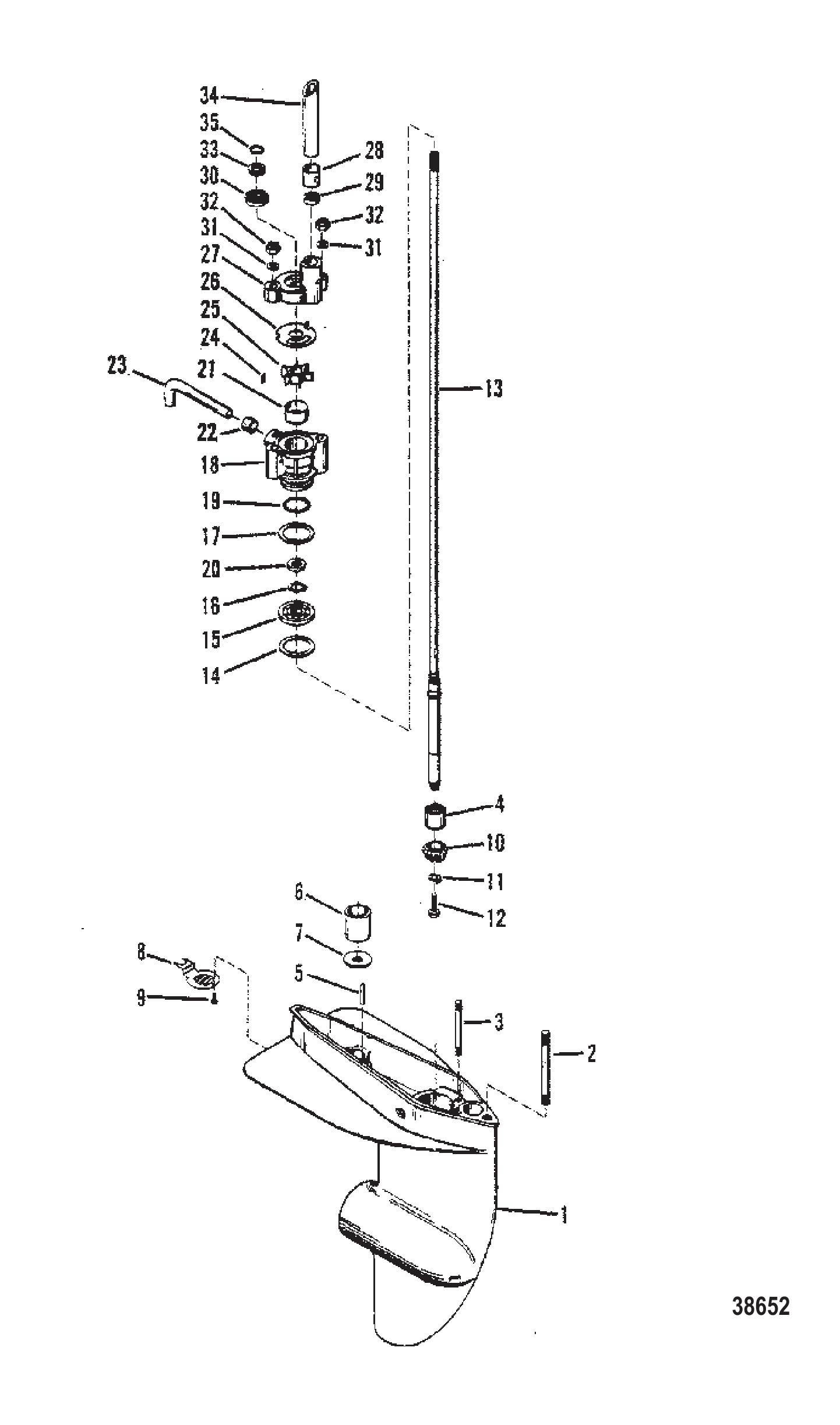 齿轮箱（驱动轴） GEAR HOUSING (DRIVESHAFT)