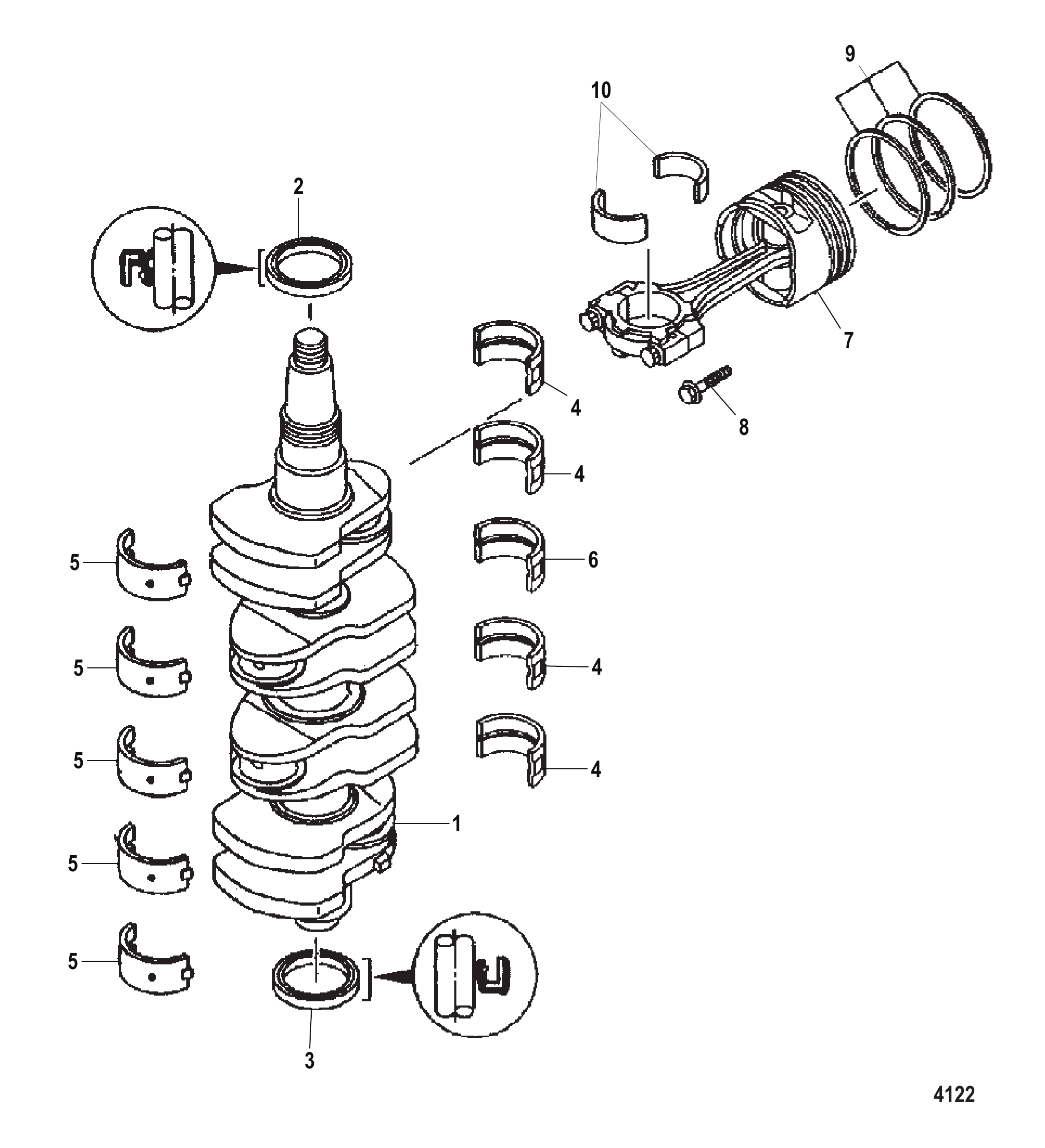 曲轴、活塞与连杆 CRANKSHAFT, PISTONS AND CONNECTING RODS