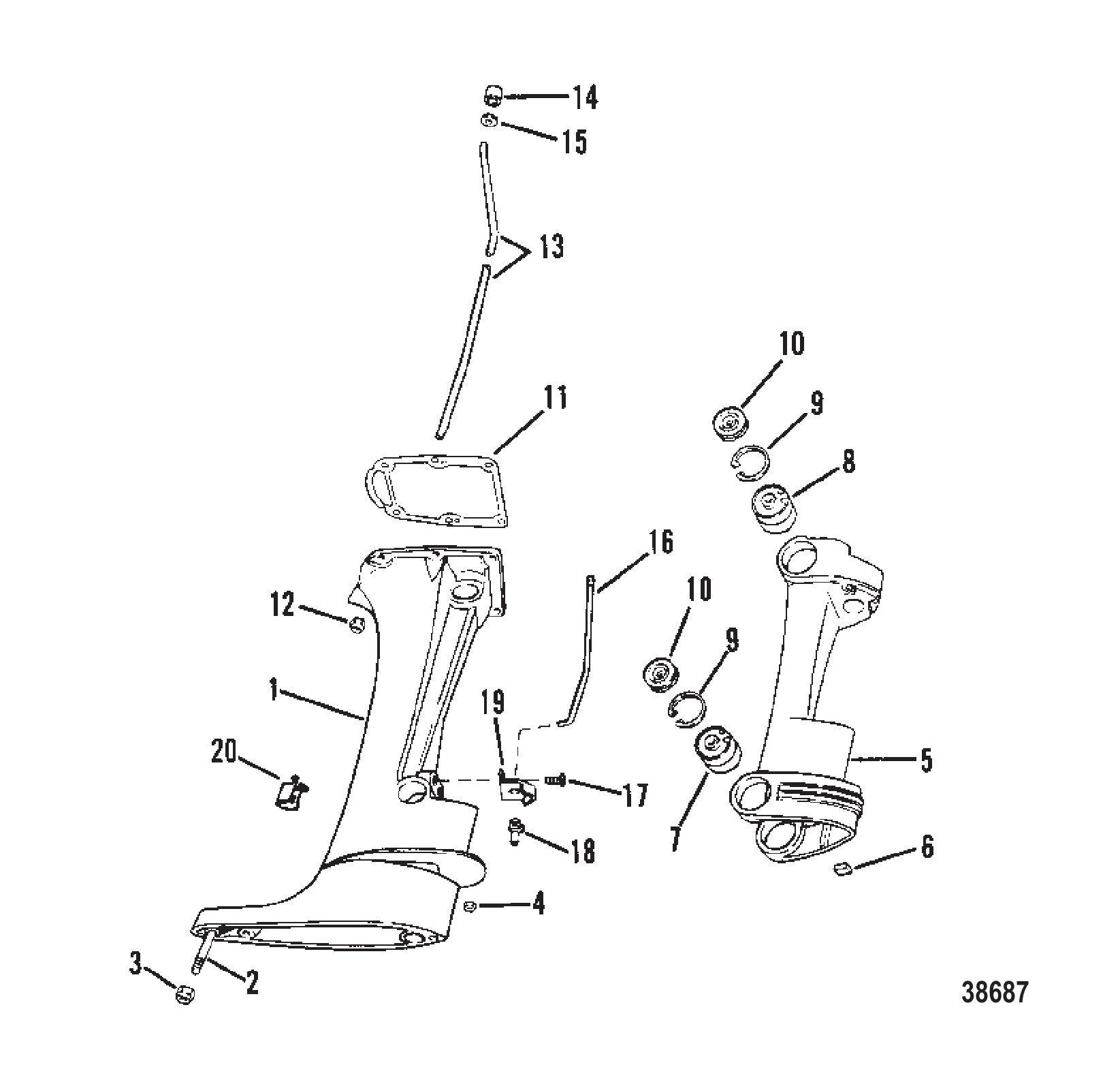驱动轴外壳总成 DRIVESHAFT HOUSING ASSEMBLY