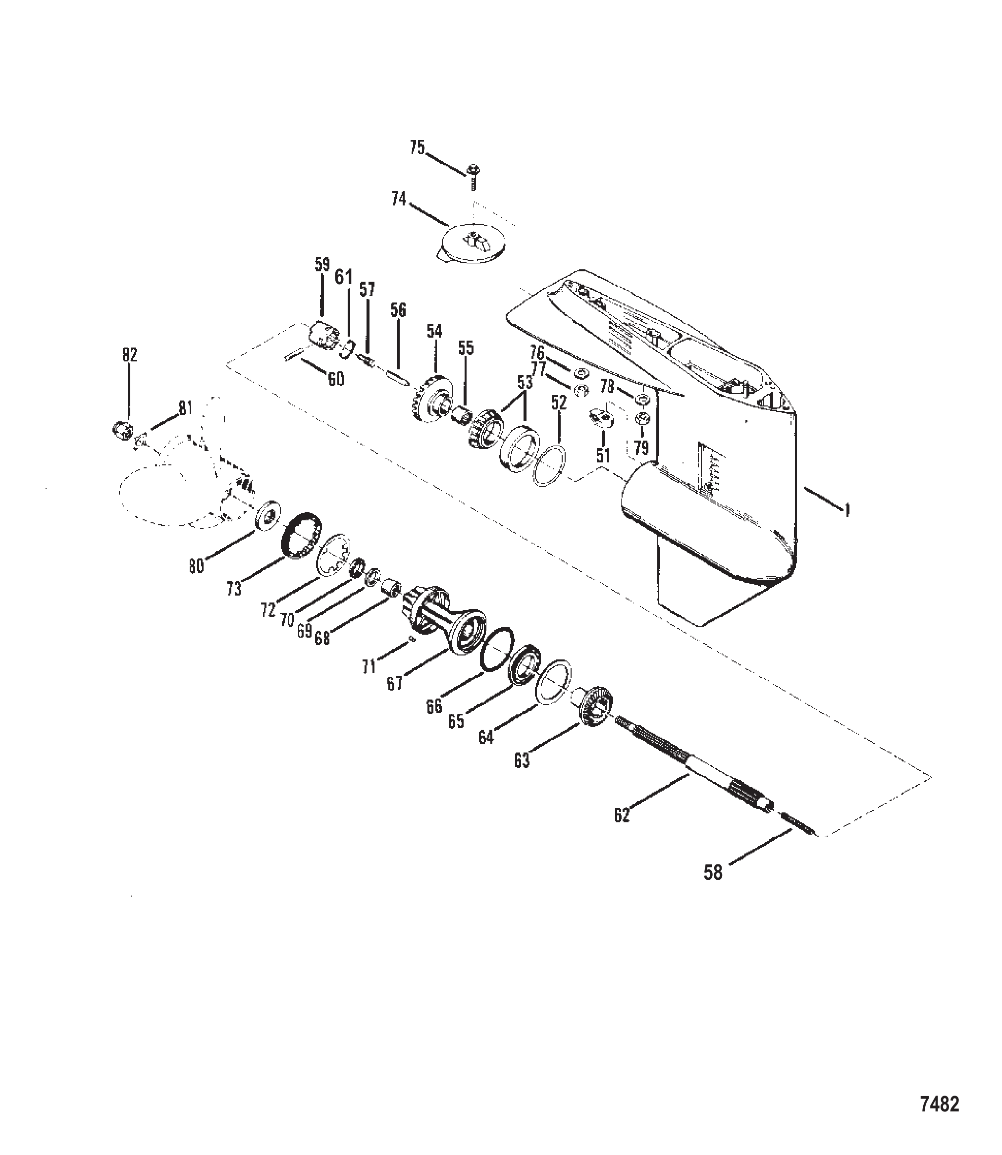 齿轮箱螺旋桨轴 Gear Housing Propeller Shaft