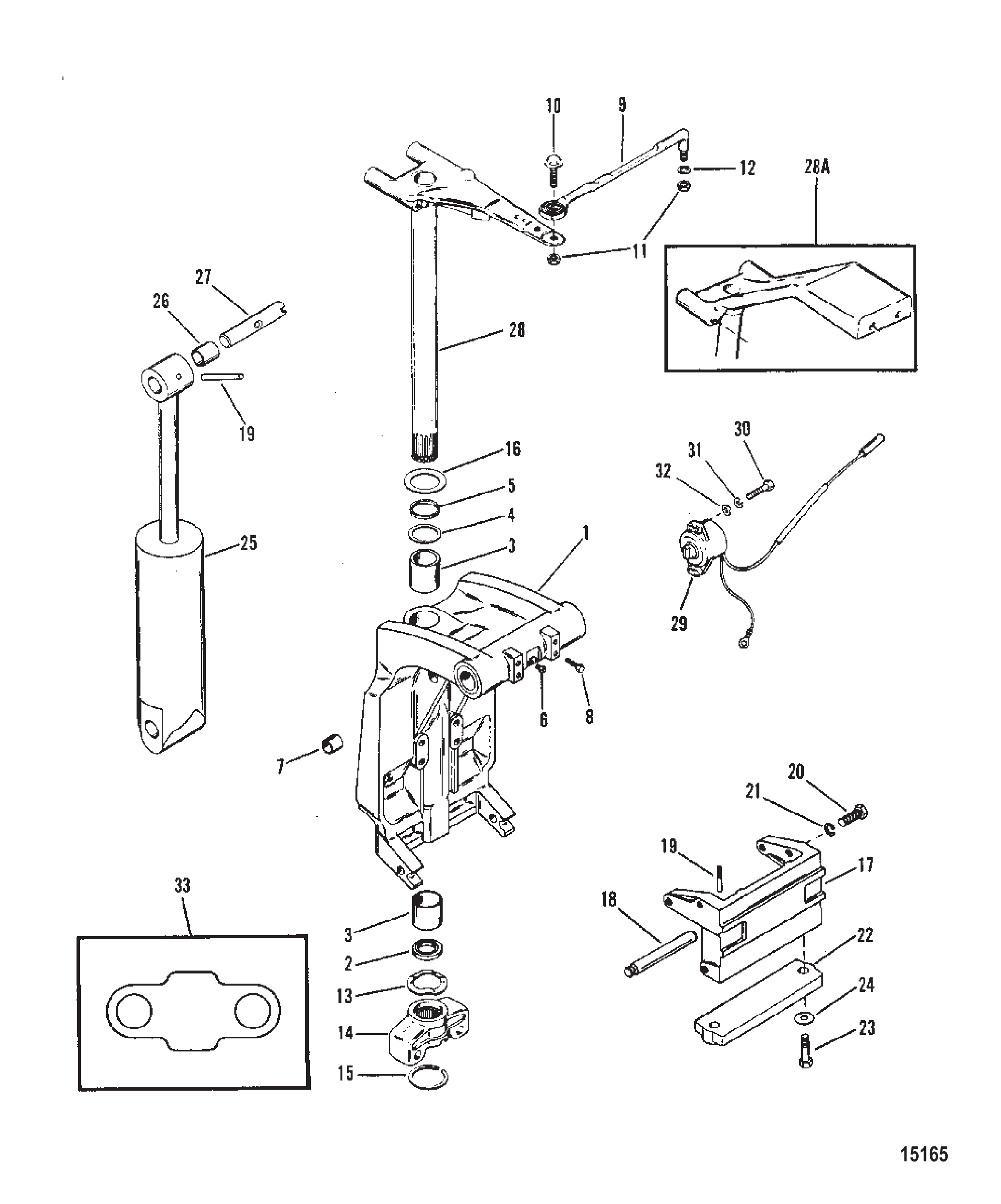 旋转支架与转向臂 Swivel Bracket and Steering Arm