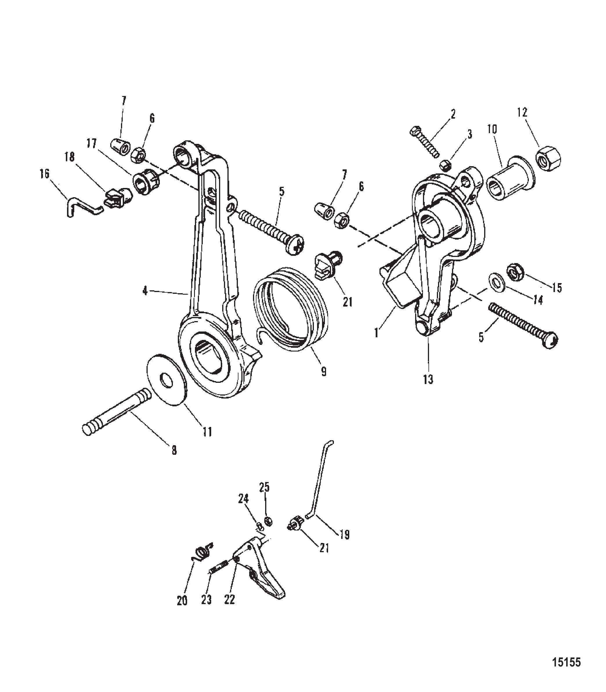 油门杆与连杆 Throttle Lever And Linkage