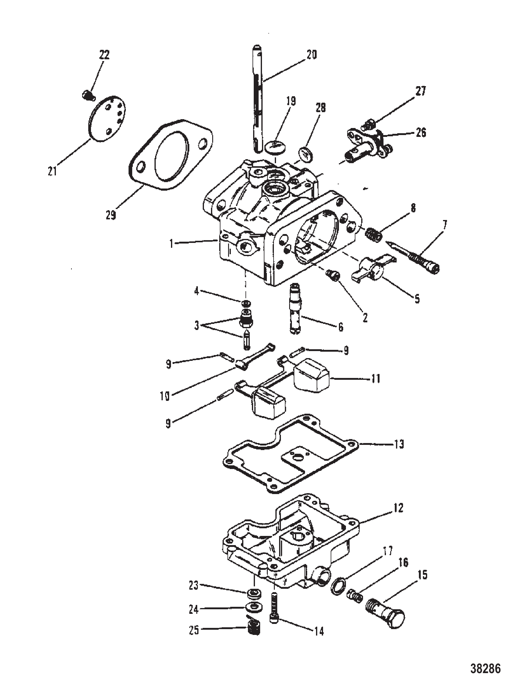 化油器总成 CARBURETOR ASSEMBLY