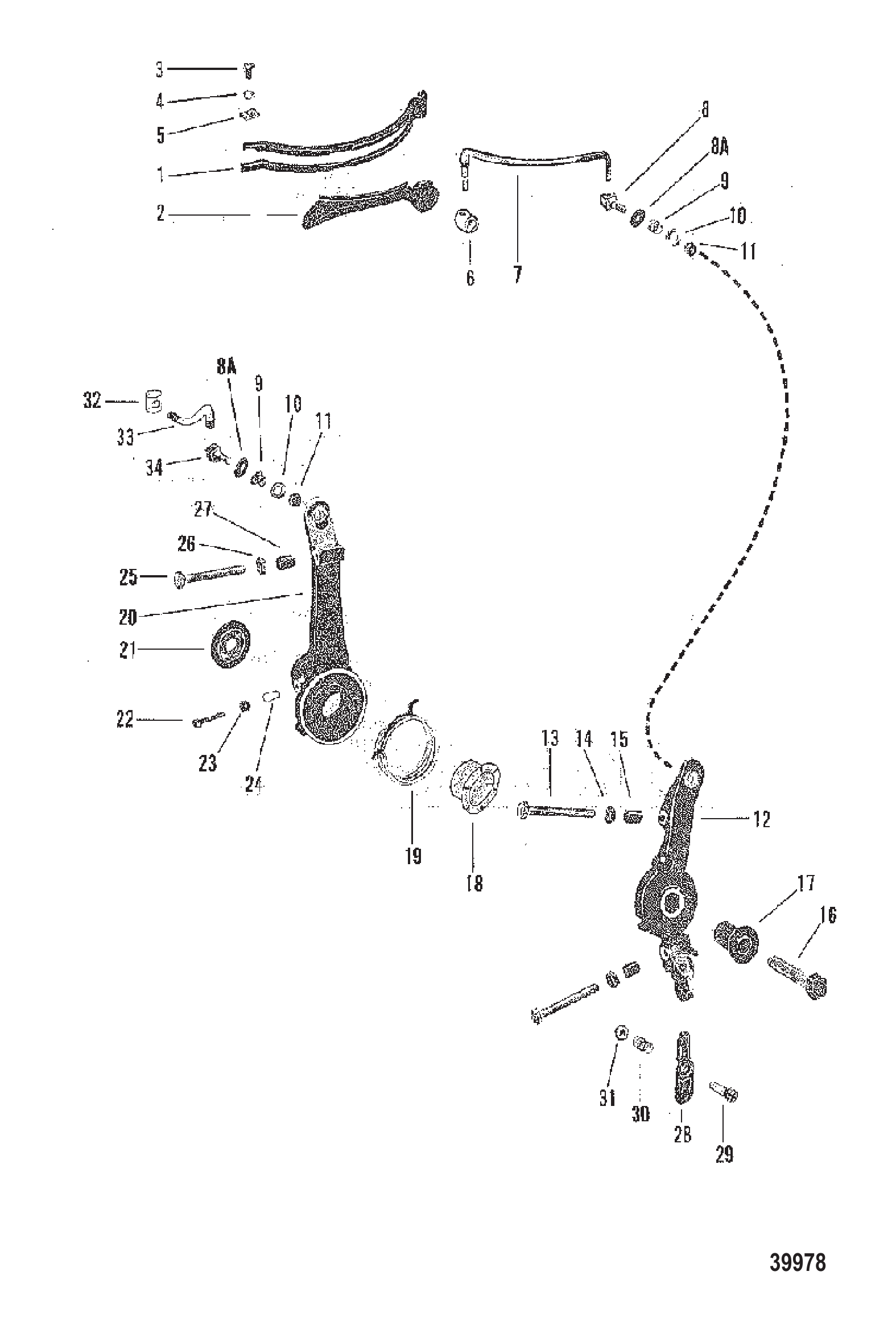 油门控制连杆与点火提前装置 THROTTLE CONTROL LINKAGE AND SPARK ADVANCE