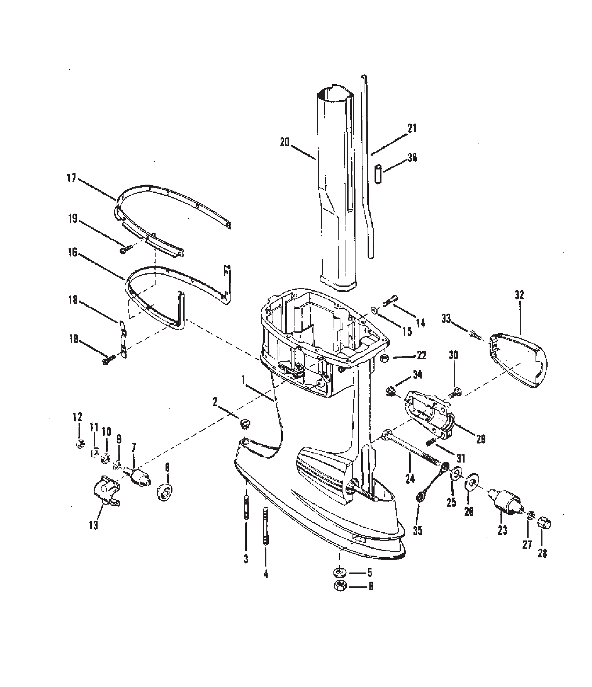 驱动轴外壳总成 DRIVESHAFT HOUSING ASSEMBLY