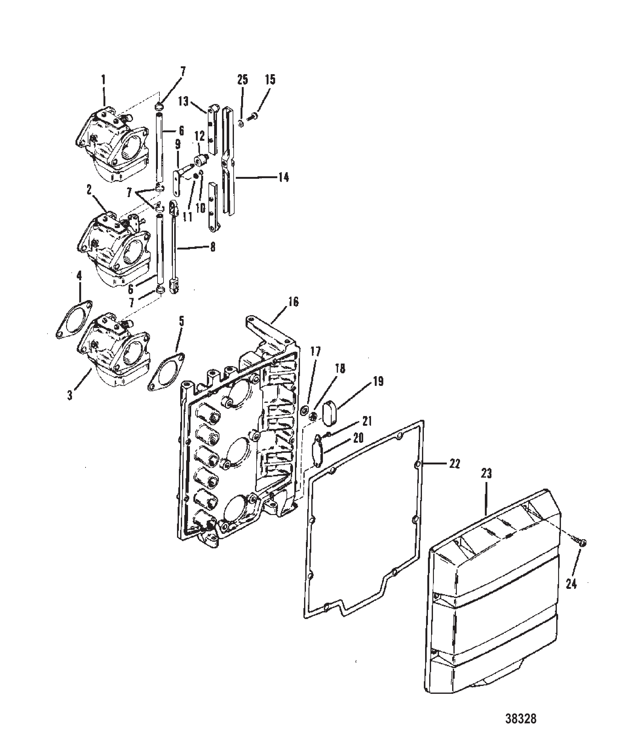 化油器与衰减板 CARBURETOR AND ATTENUATOR PLATE