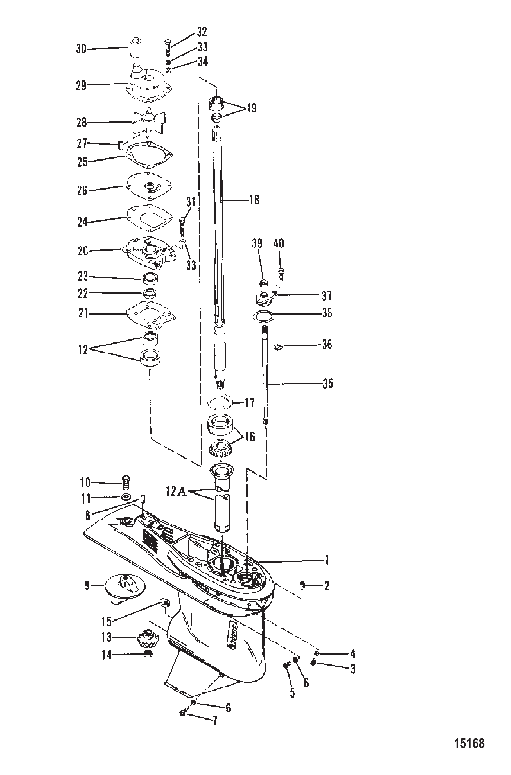 齿轮箱驱动轴 Gear Housing Driveshaft