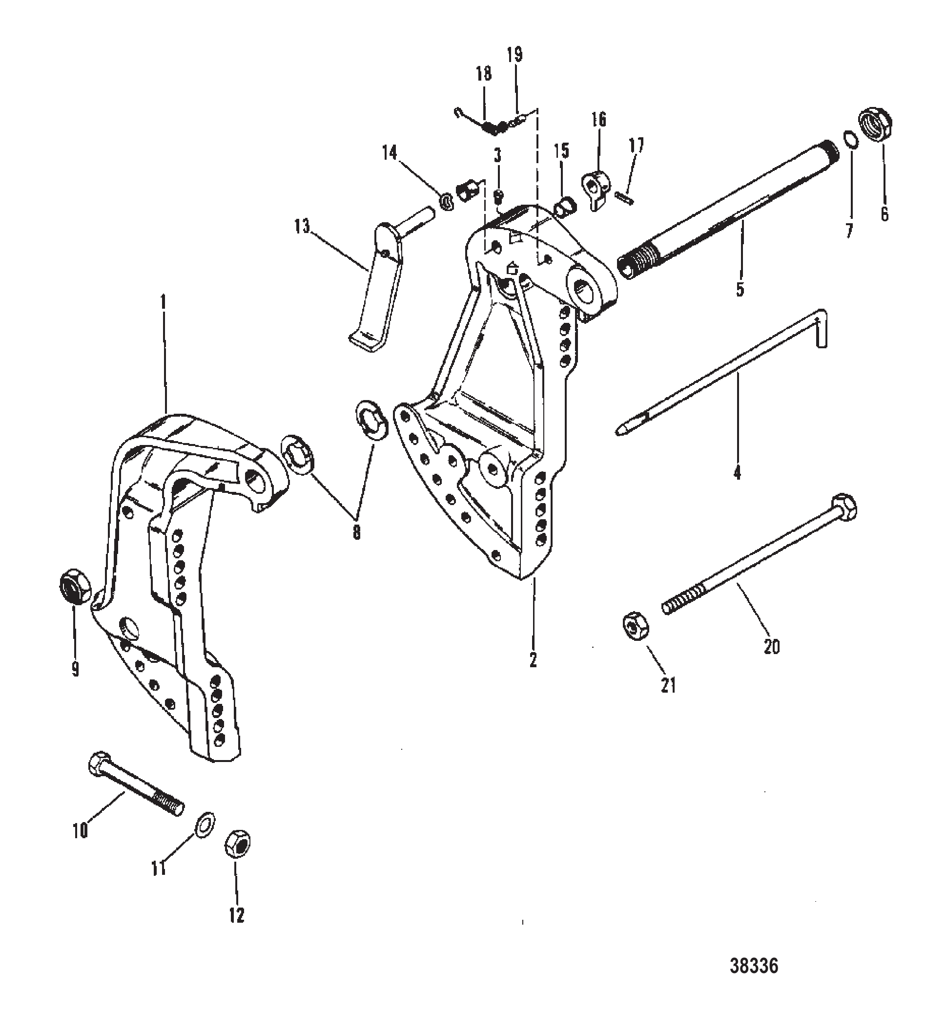 艉板支架 Transom Bracket