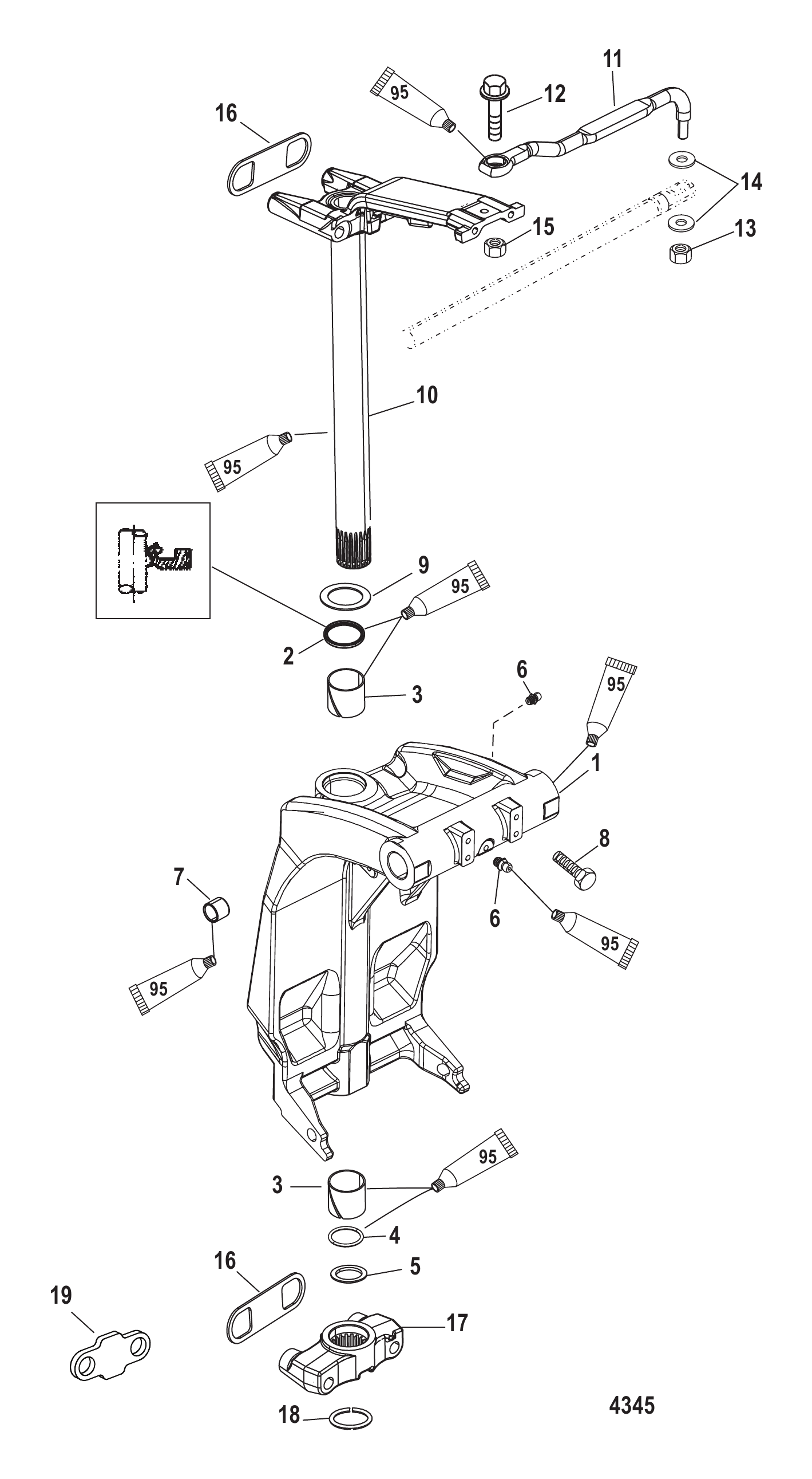 旋转支架与转向臂 Swivel Bracket and Steering Arm