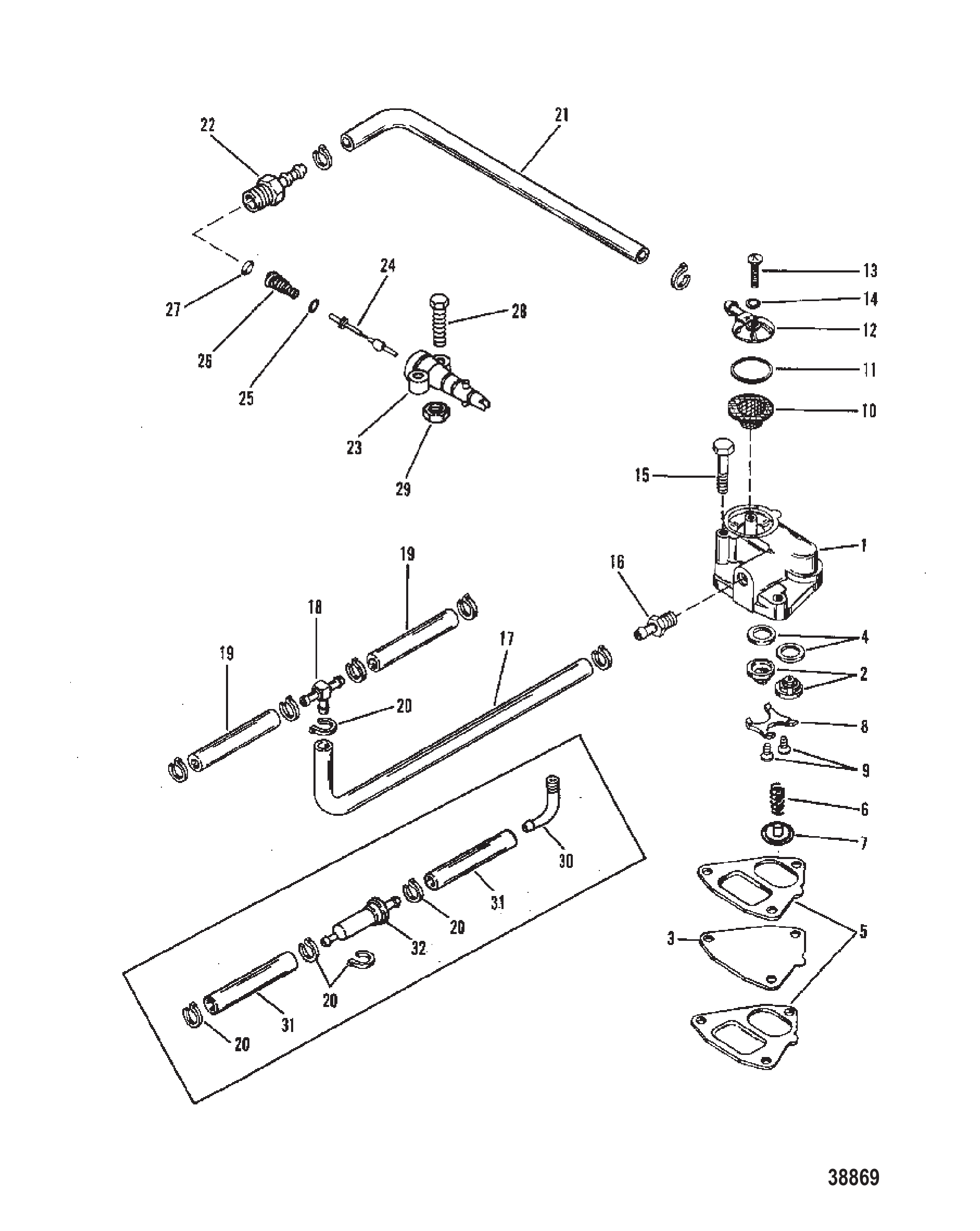 燃油泵与油管(三角形燃油泵) FUEL PUMP AND FUEL LINES (TRIANGLE FUEL PUMP)