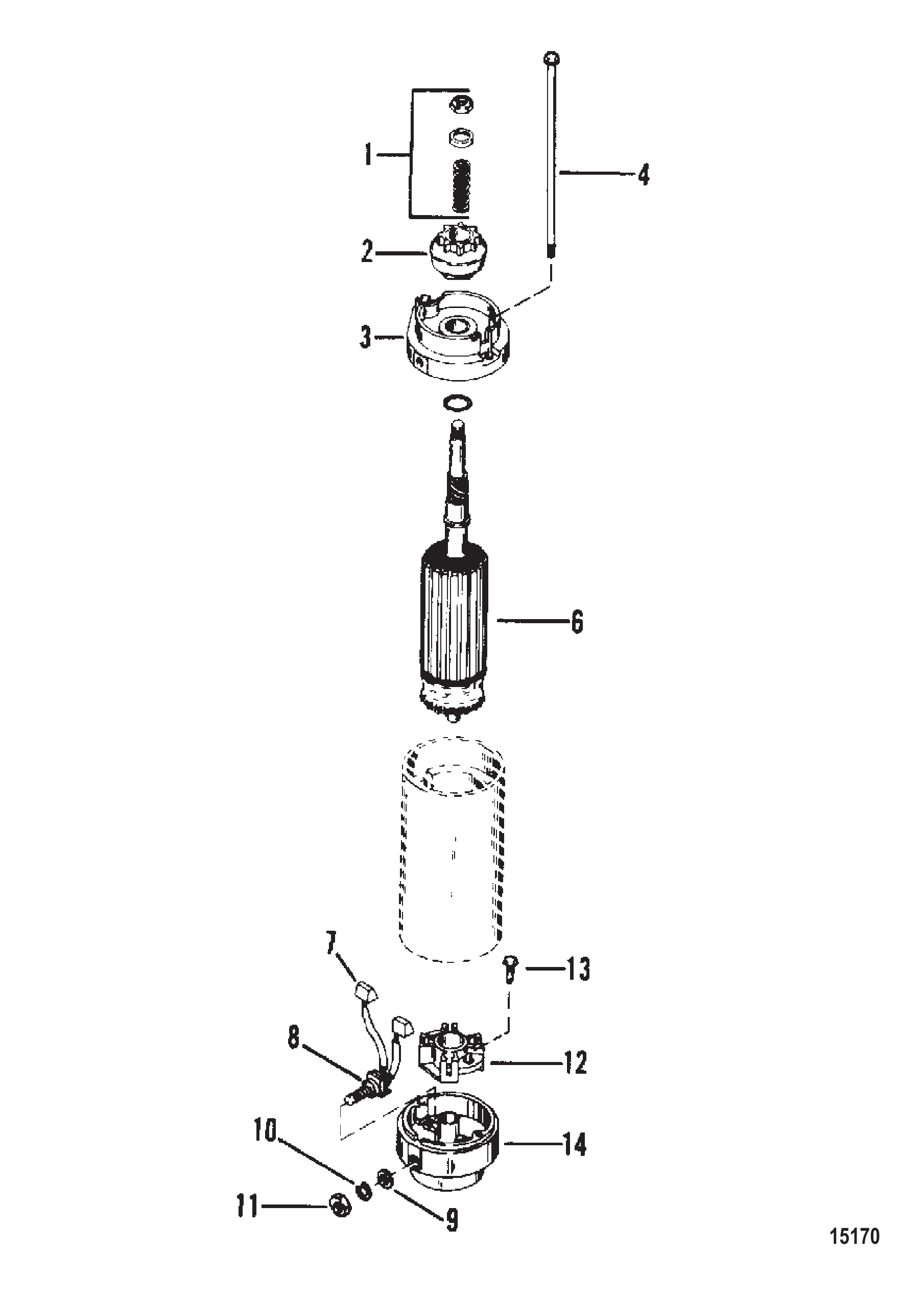 启动电机总成（博世） STARTER MOTOR ASSEMBLY (BOSCH)