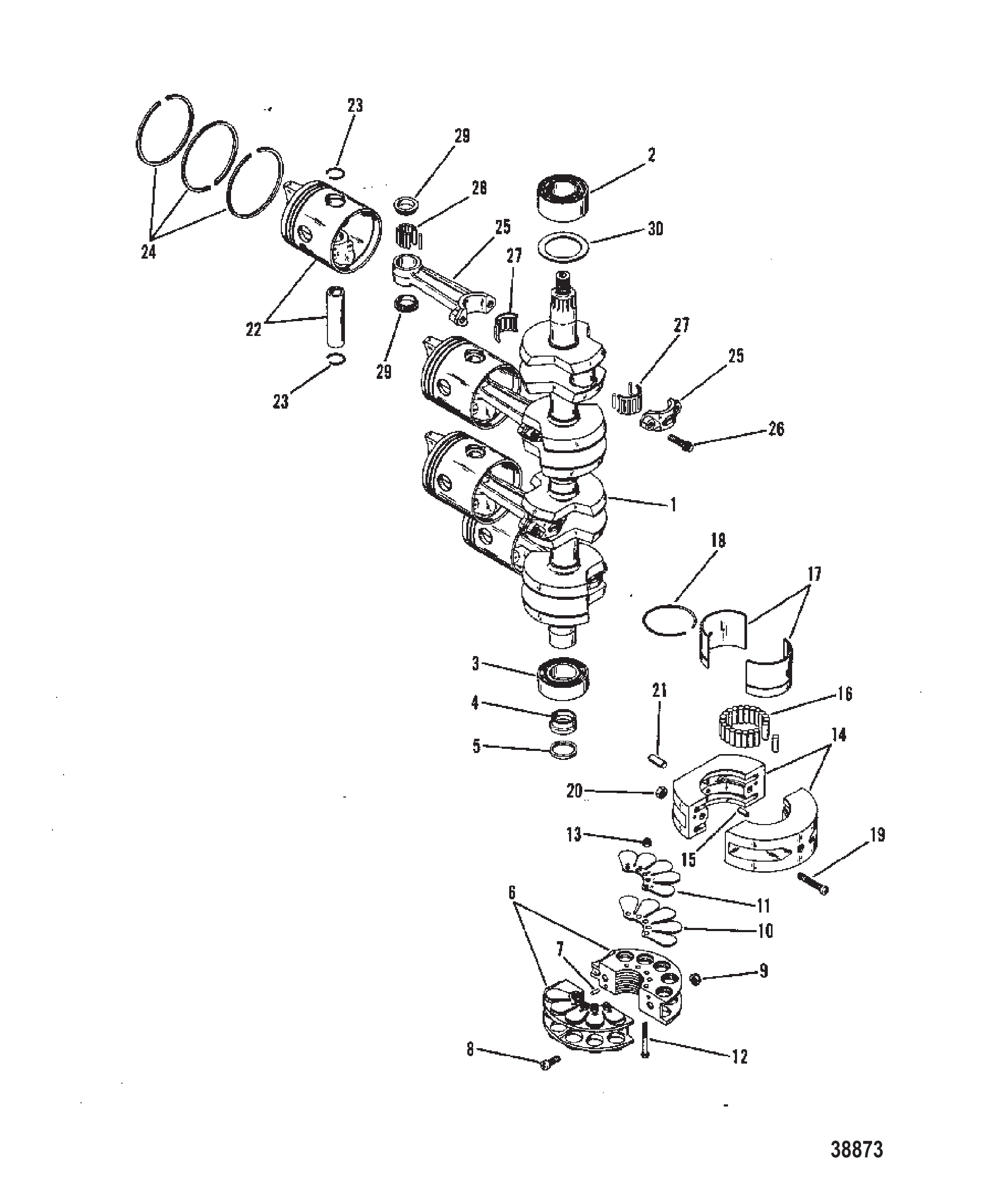 曲轴、活塞与连杆 CRANKSHAFT, PISTON AND CONNECTING ROD