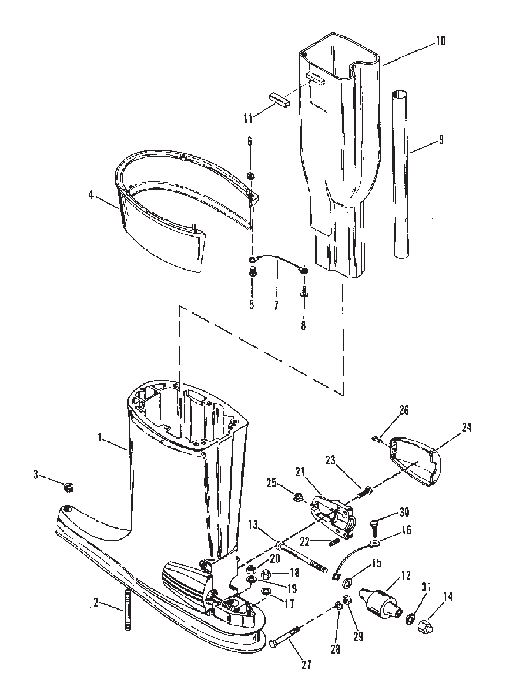 驱动轴外壳总成 DRIVESHAFT HOUSING ASSEMBLY