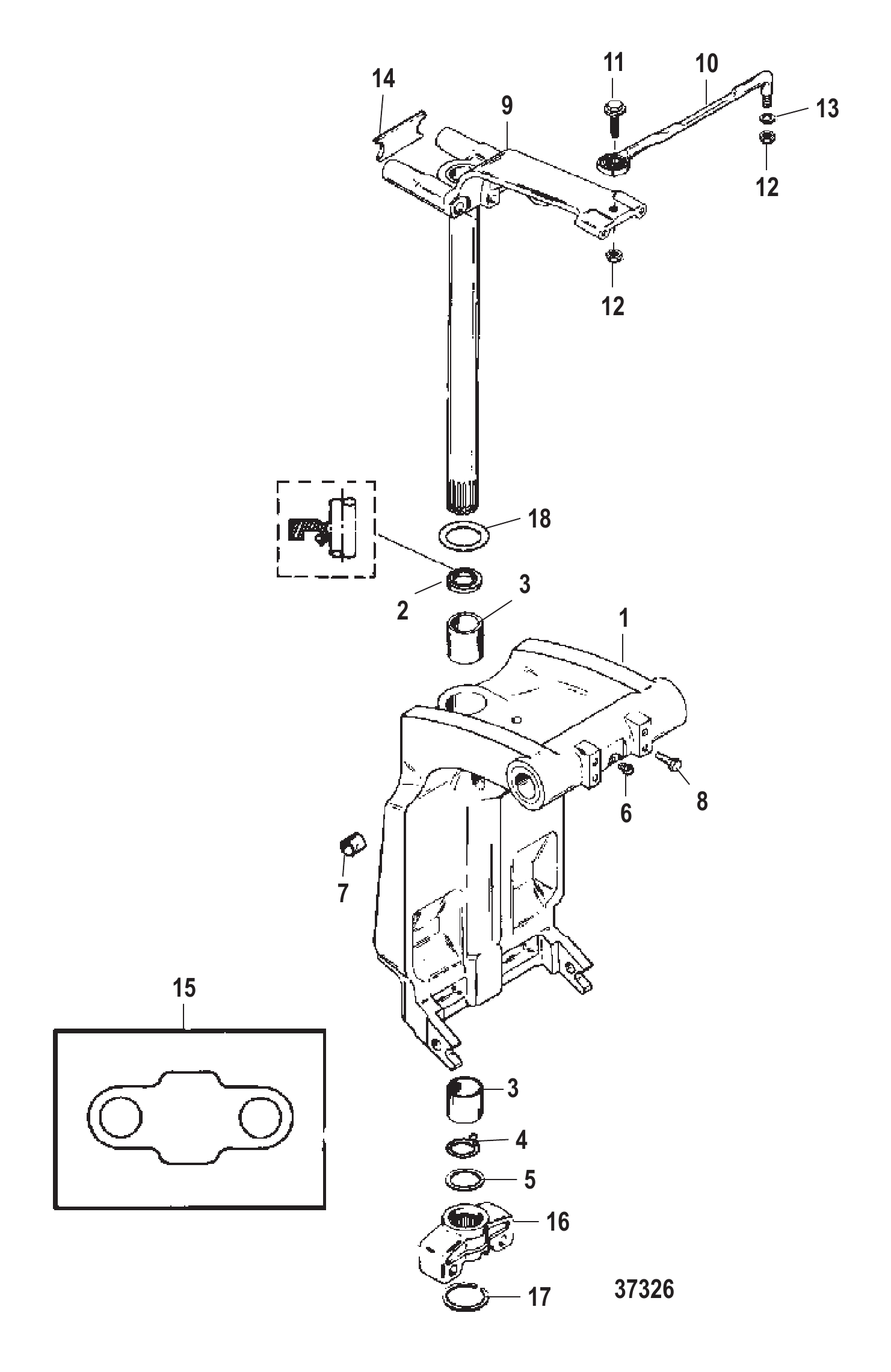旋转支架与转向臂 Swivel Bracket and Steering Arm