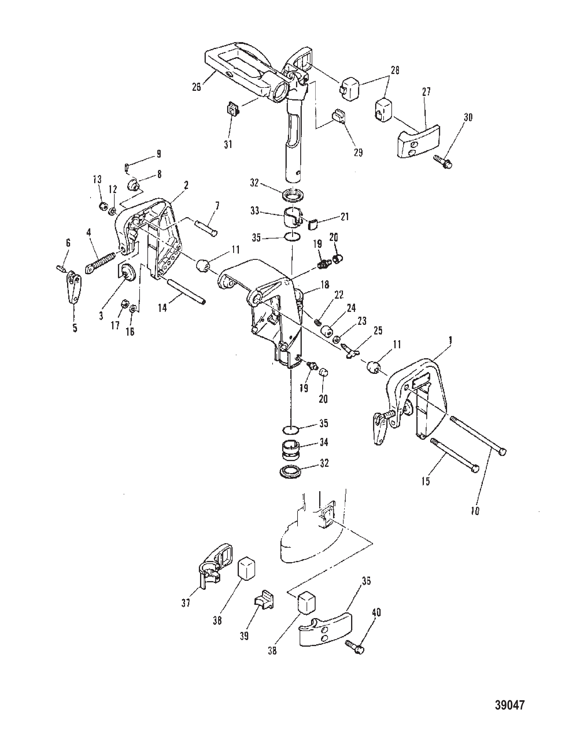 夹紧旋转支架 CLAMP AND SWIVEL BRACKET