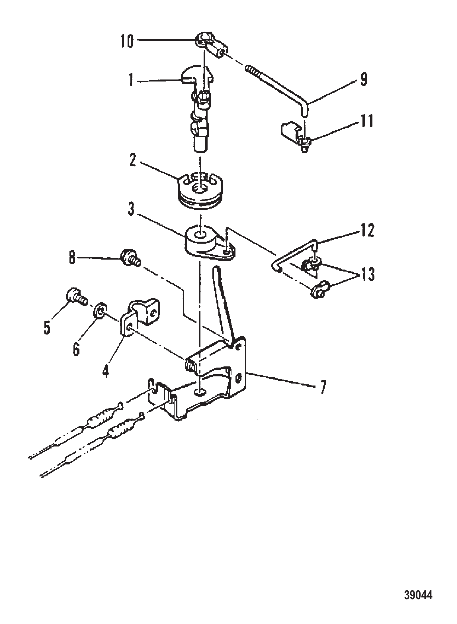 节气门联动装置 THROTTLE LINKAGE