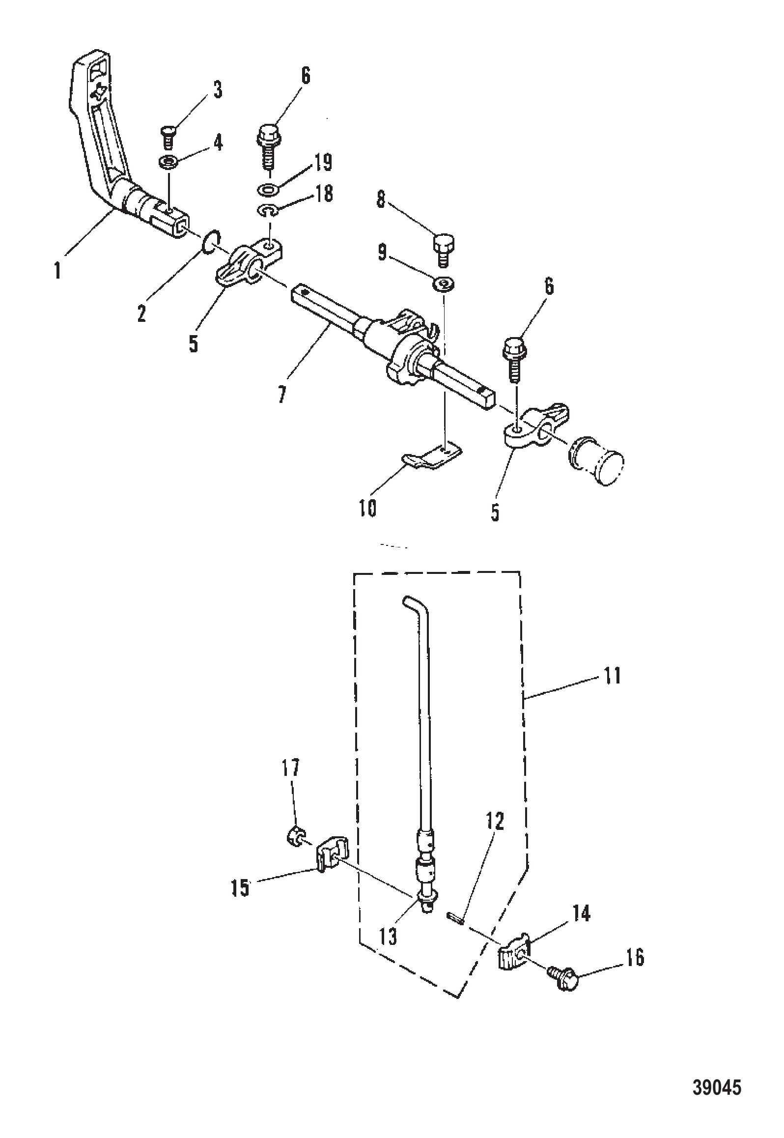 换挡联动装置 GEAR SHIFT LINKAGE