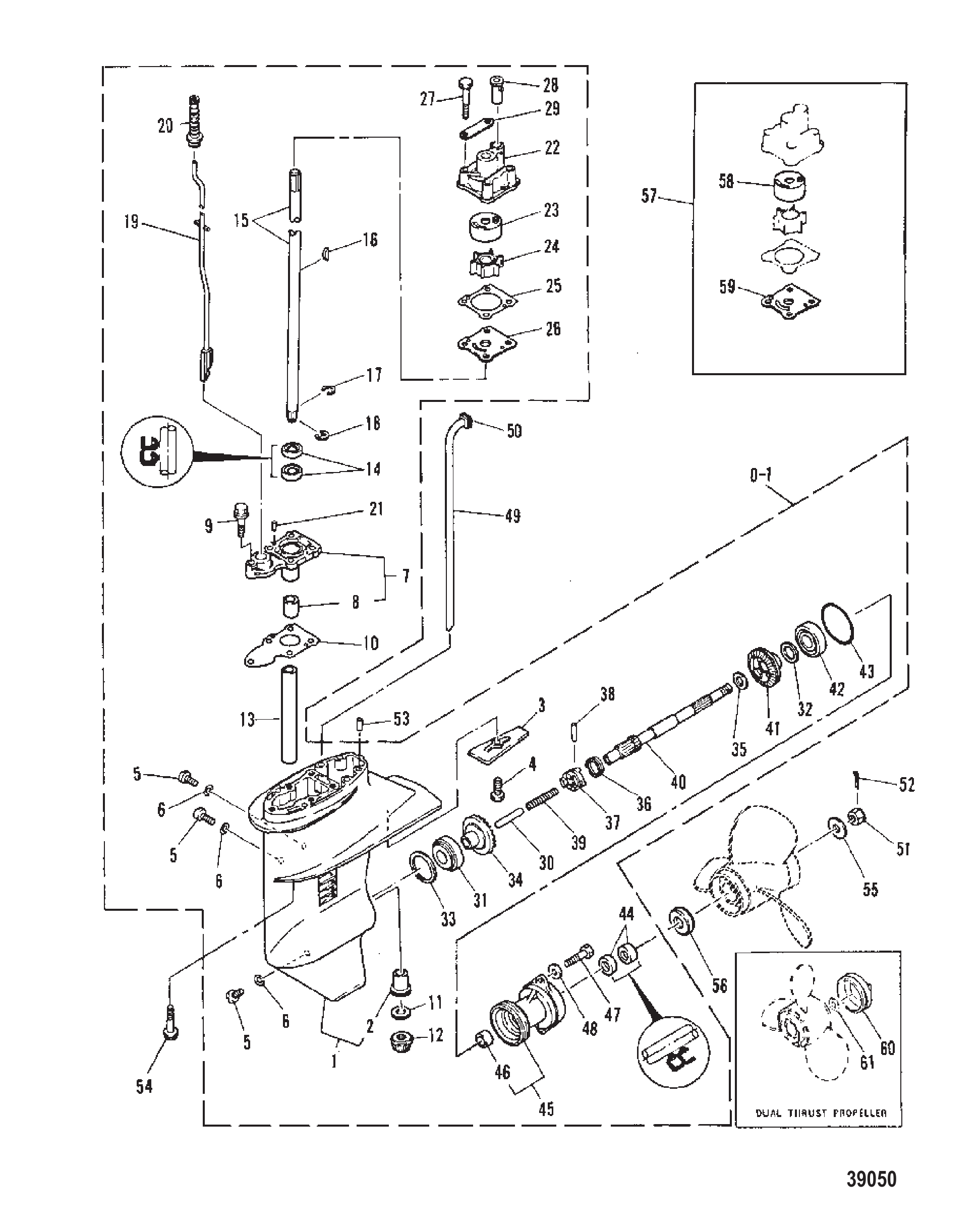 齿轮箱总成 GEARHOUSING ASSEMBLY