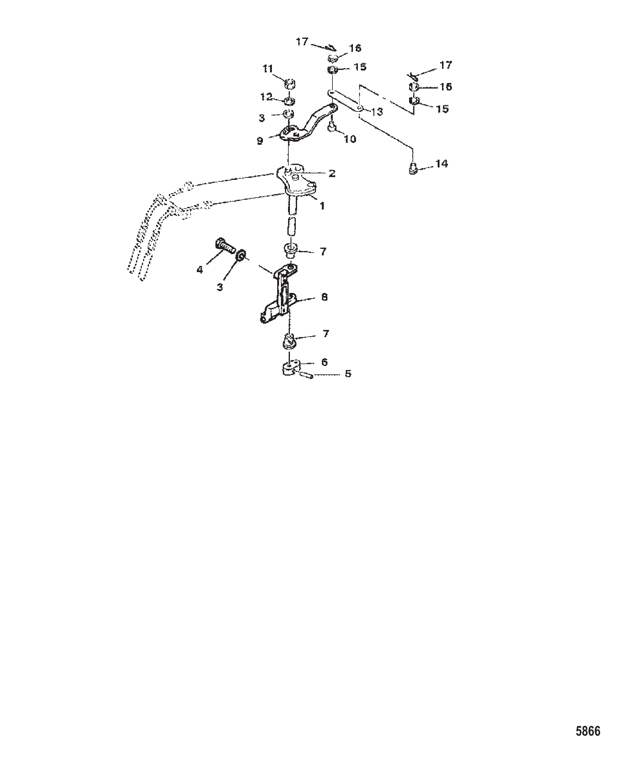 节气门联动装置 THROTTLE LINKAGE