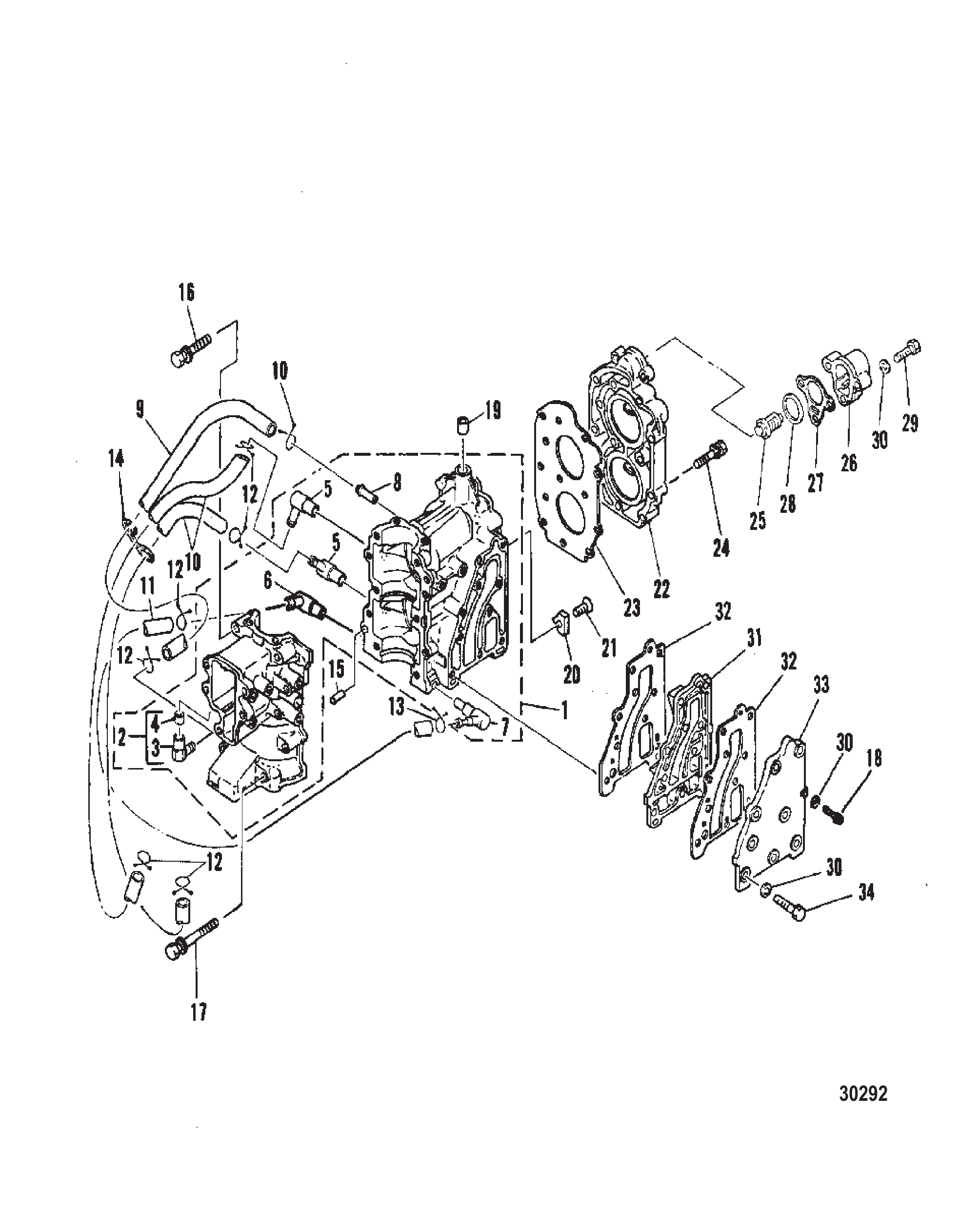 曲轴箱和气缸盖 CRANKCASE AND CYLINDER HEAD