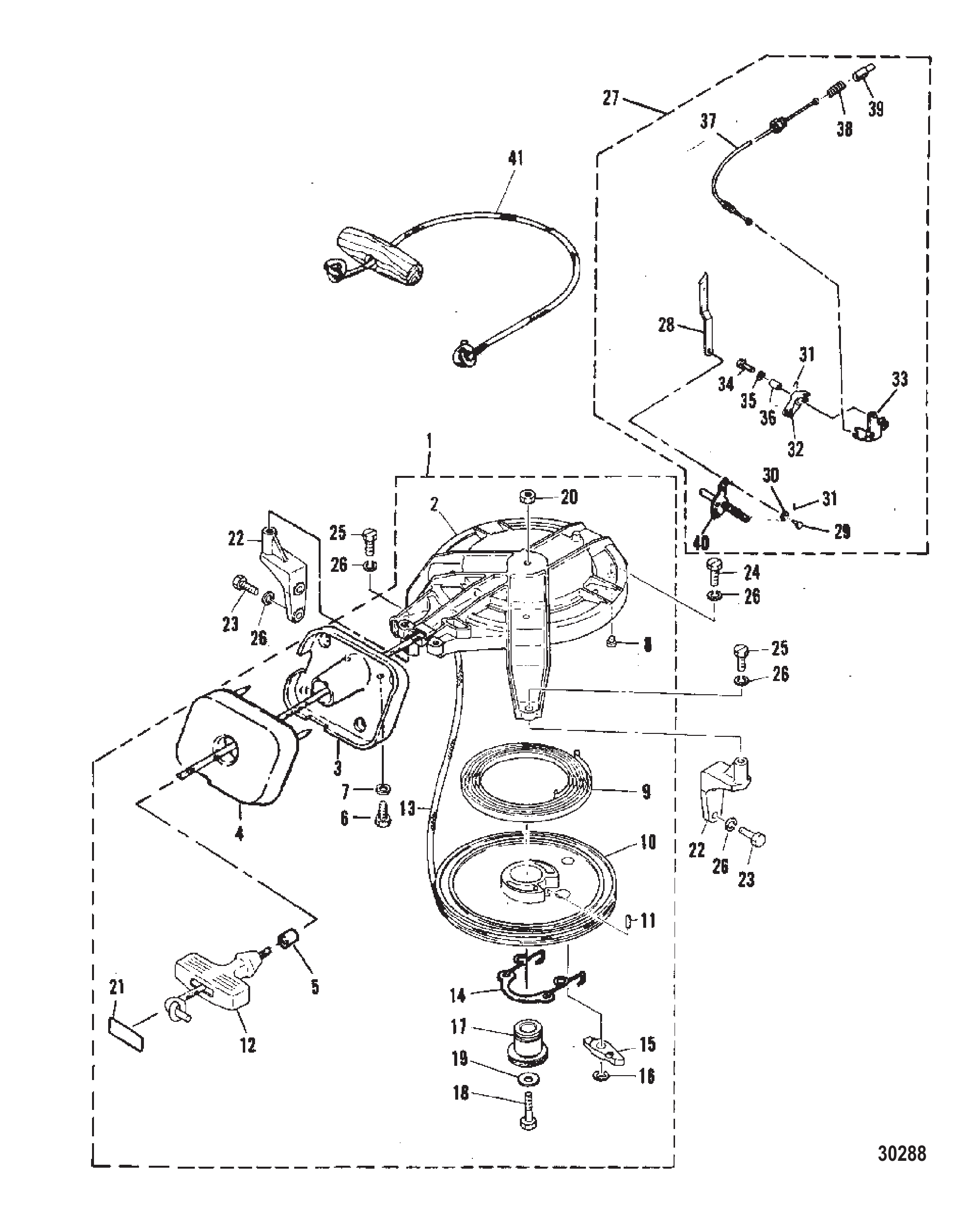 反冲启动器 RECOIL STARTER
