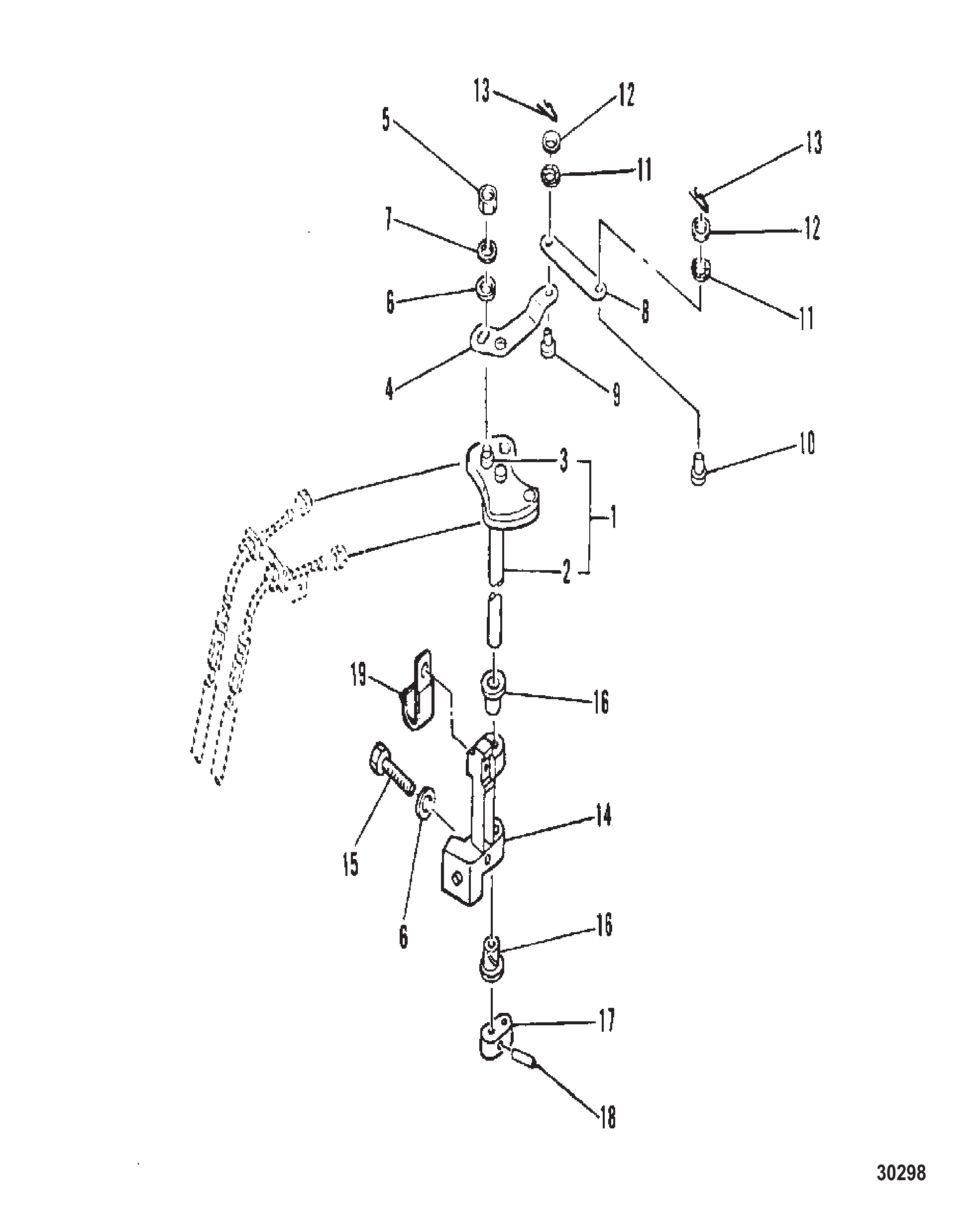 节气门联动装置 THROTTLE LINKAGE