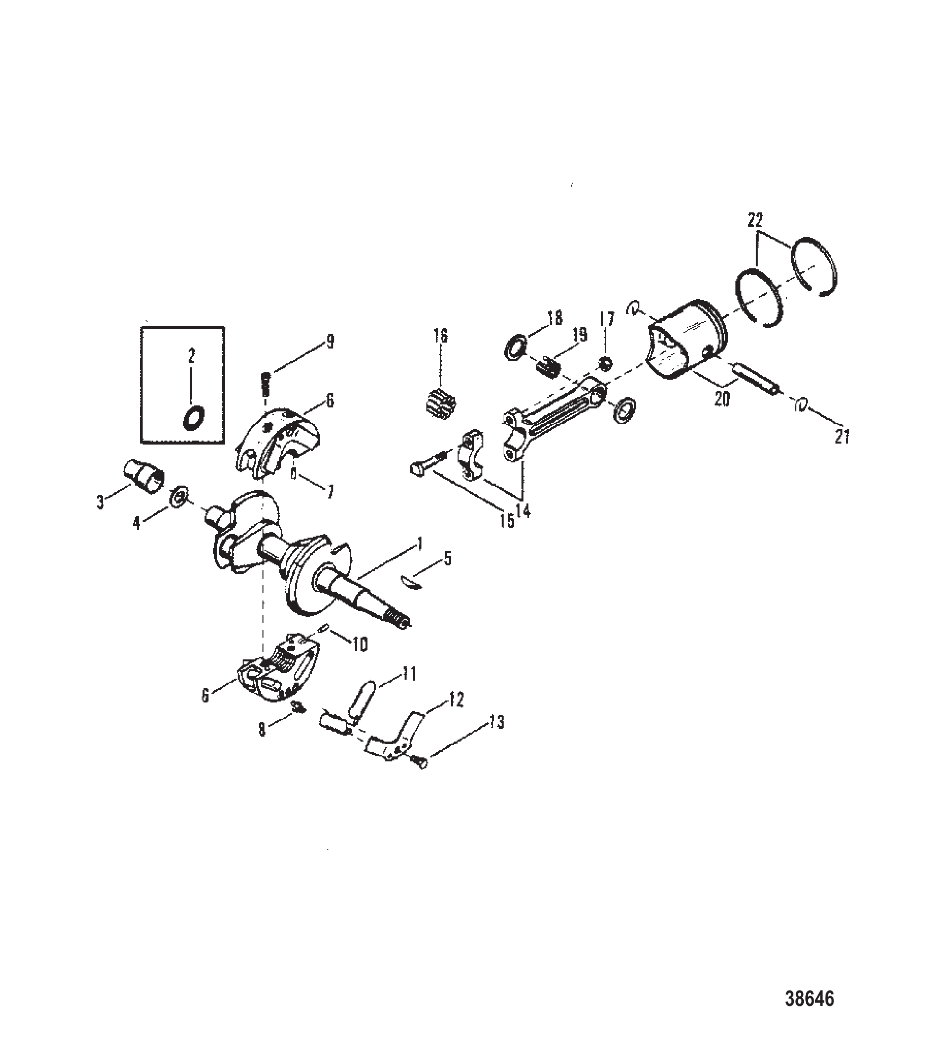 曲轴、活塞与连杆 CRANKSHAFT, PISTONS AND CONNECTING RODS