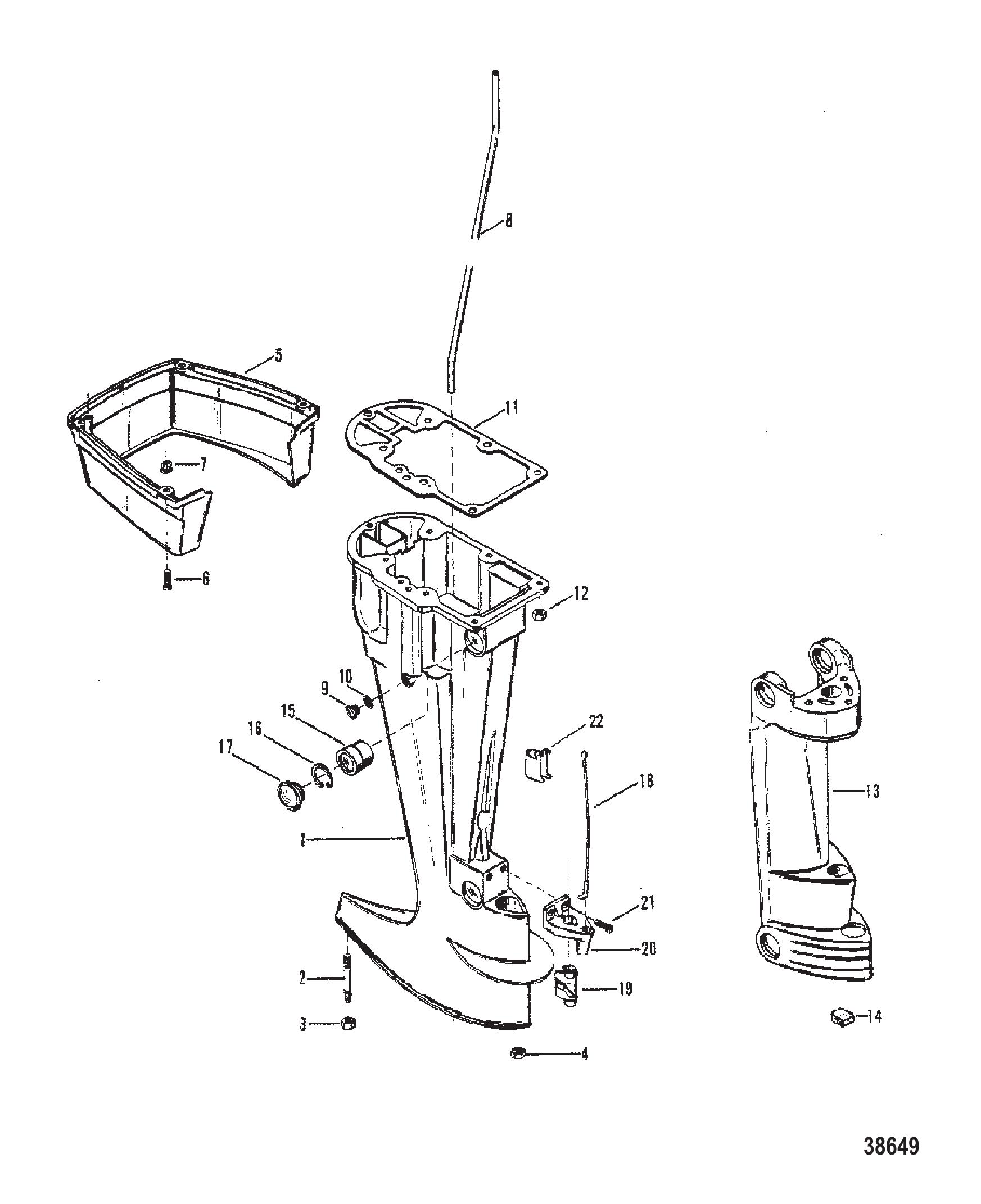驱动轴外壳总成 DRIVESHAFT HOUSING ASSEMBLY
