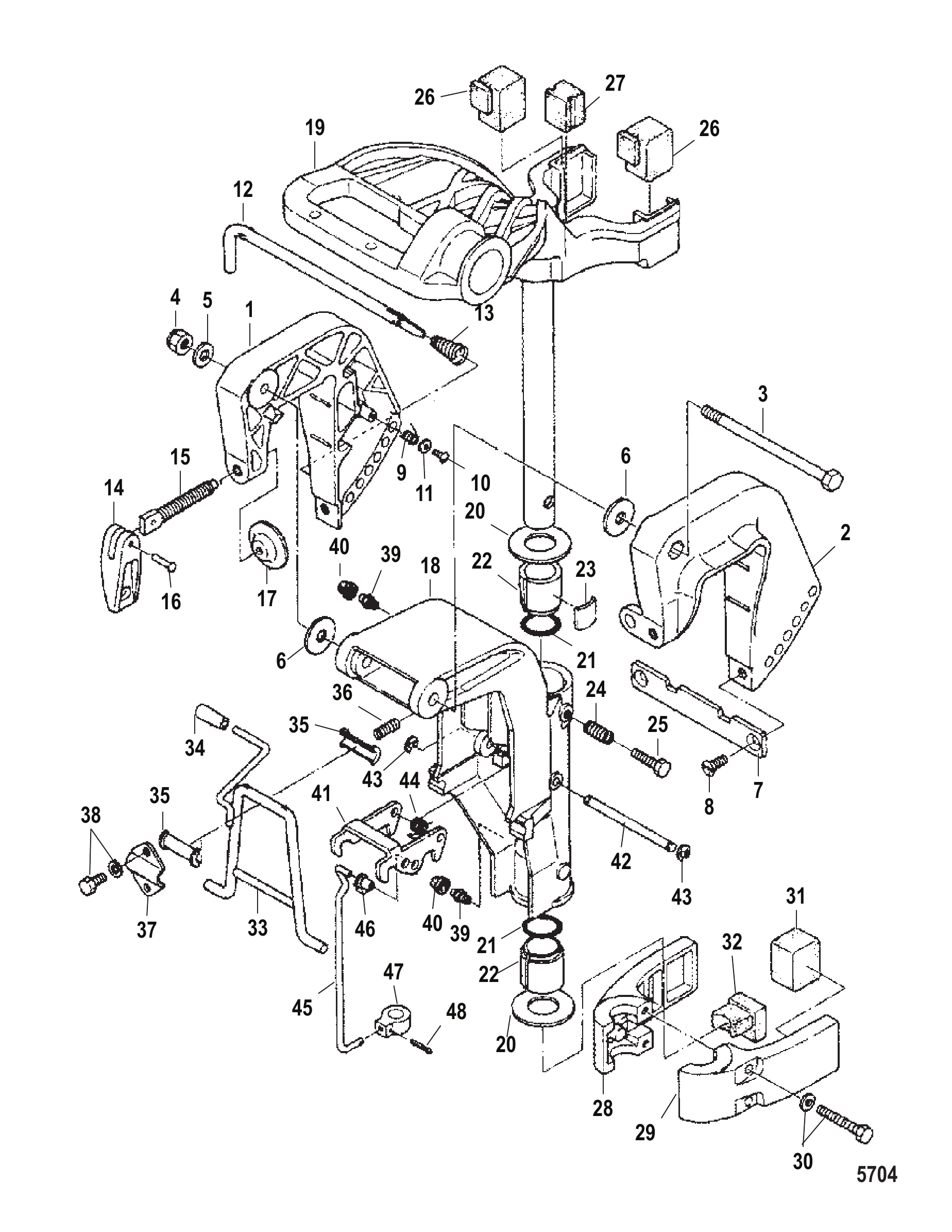 夹紧与旋转支架 Clamp and Swivel Brackets