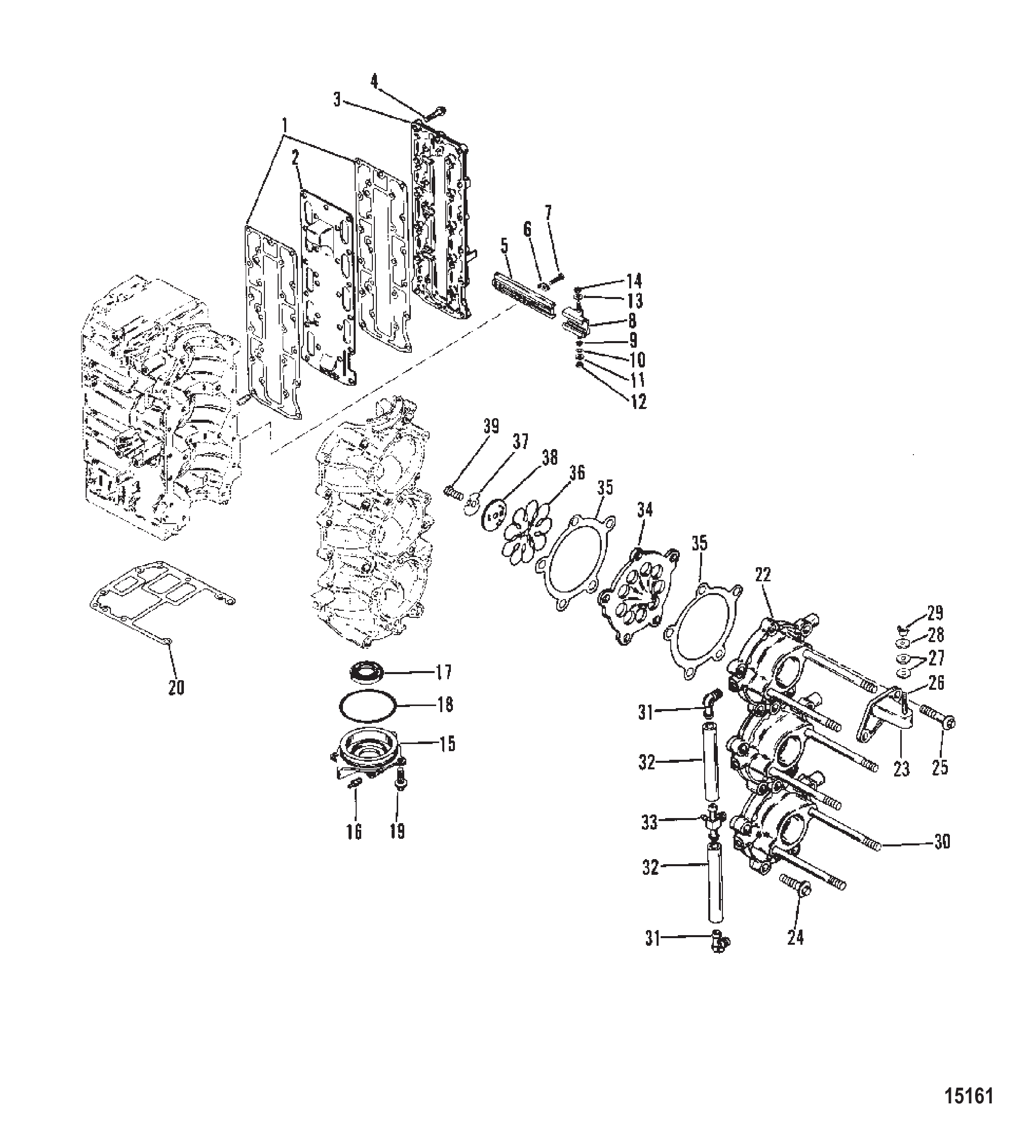 INDUCTION MANIFOLD AND REED BLOCK