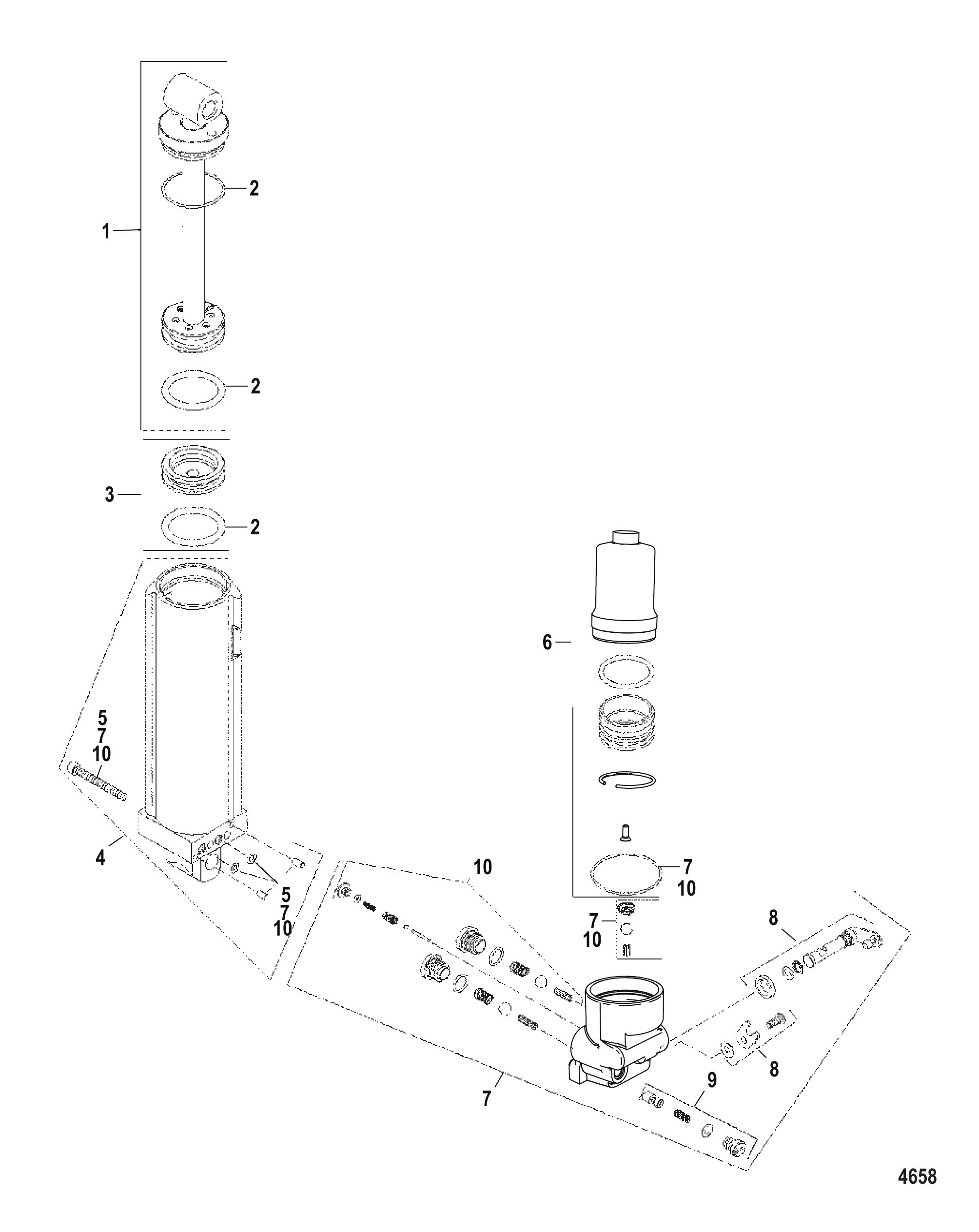 手动倾斜辅助组件 Manual Tilt Assist Components