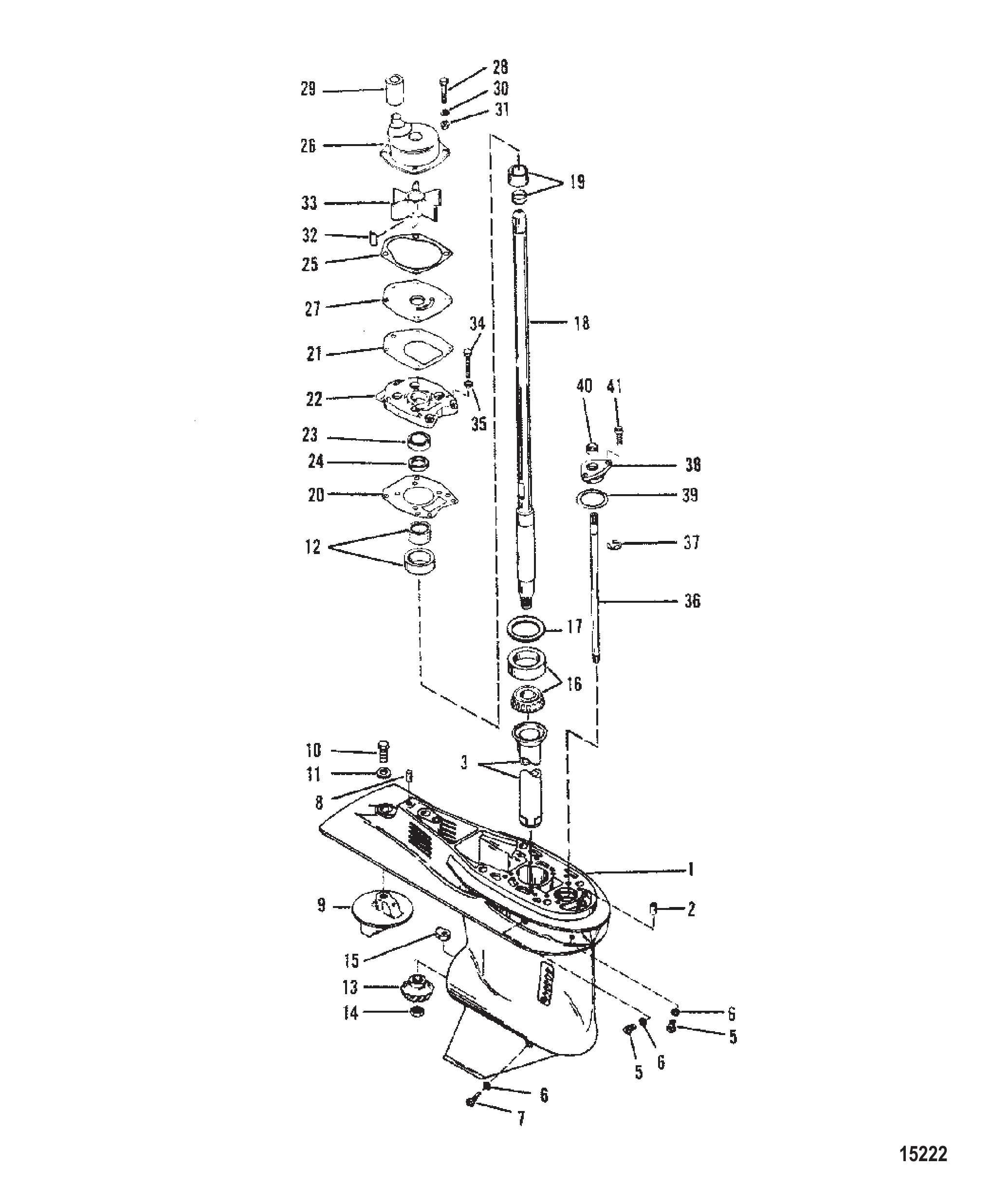 齿轮箱驱动轴 Gear Housing Driveshaft