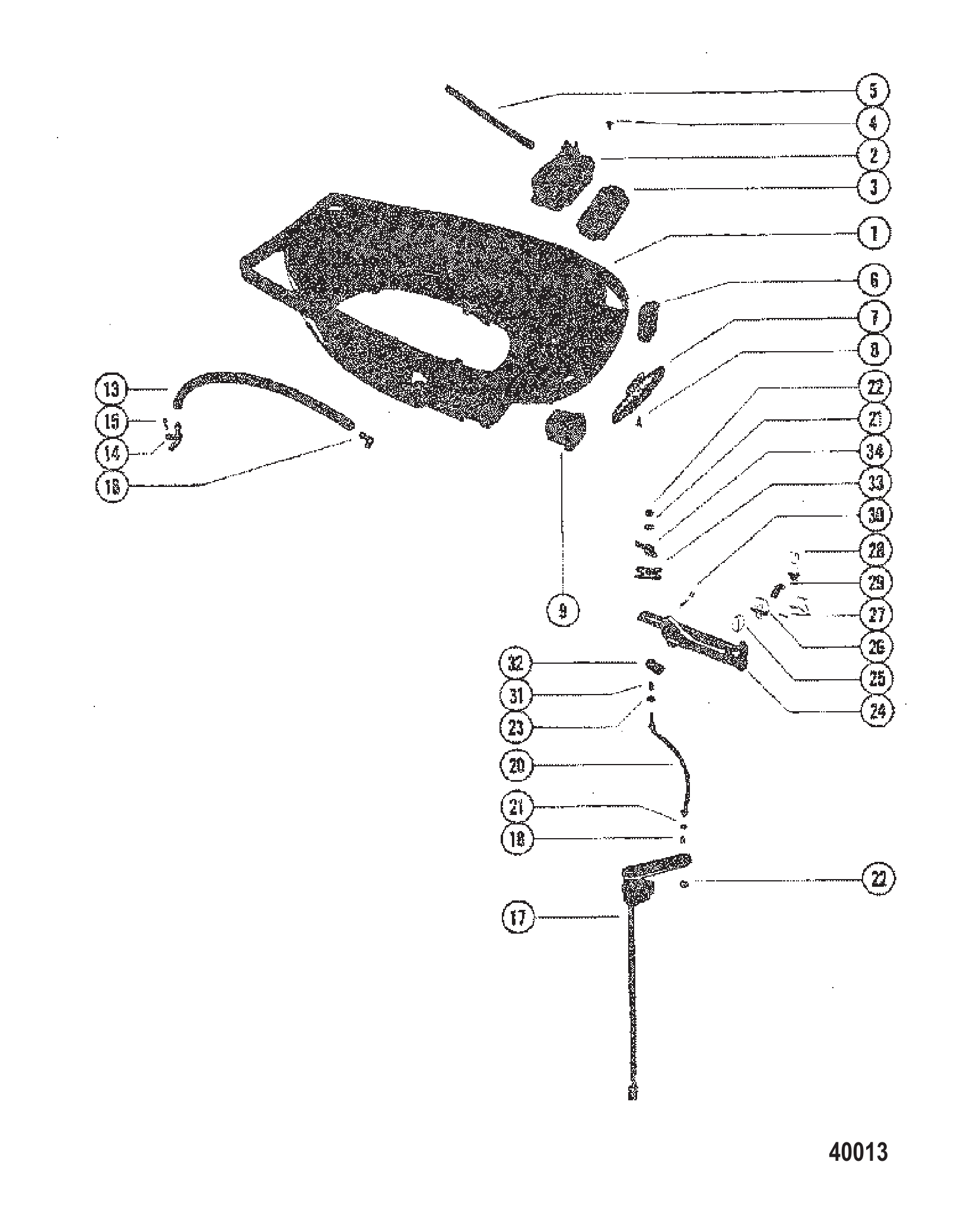 底罩与换挡连杆 BOTTOM COWL AND SHIFT LINKAGE
