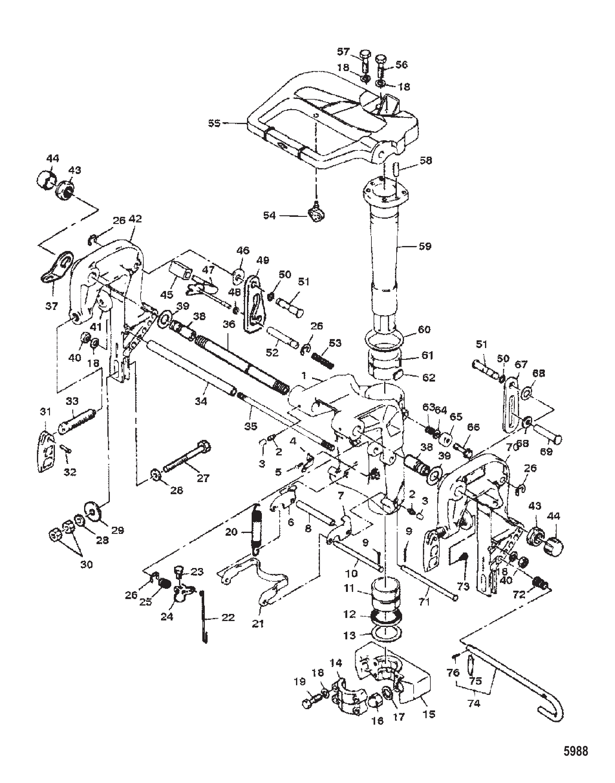 夹紧旋转支架/倒车锁 Clamp and Swivel Bracket/Reverse Lock
