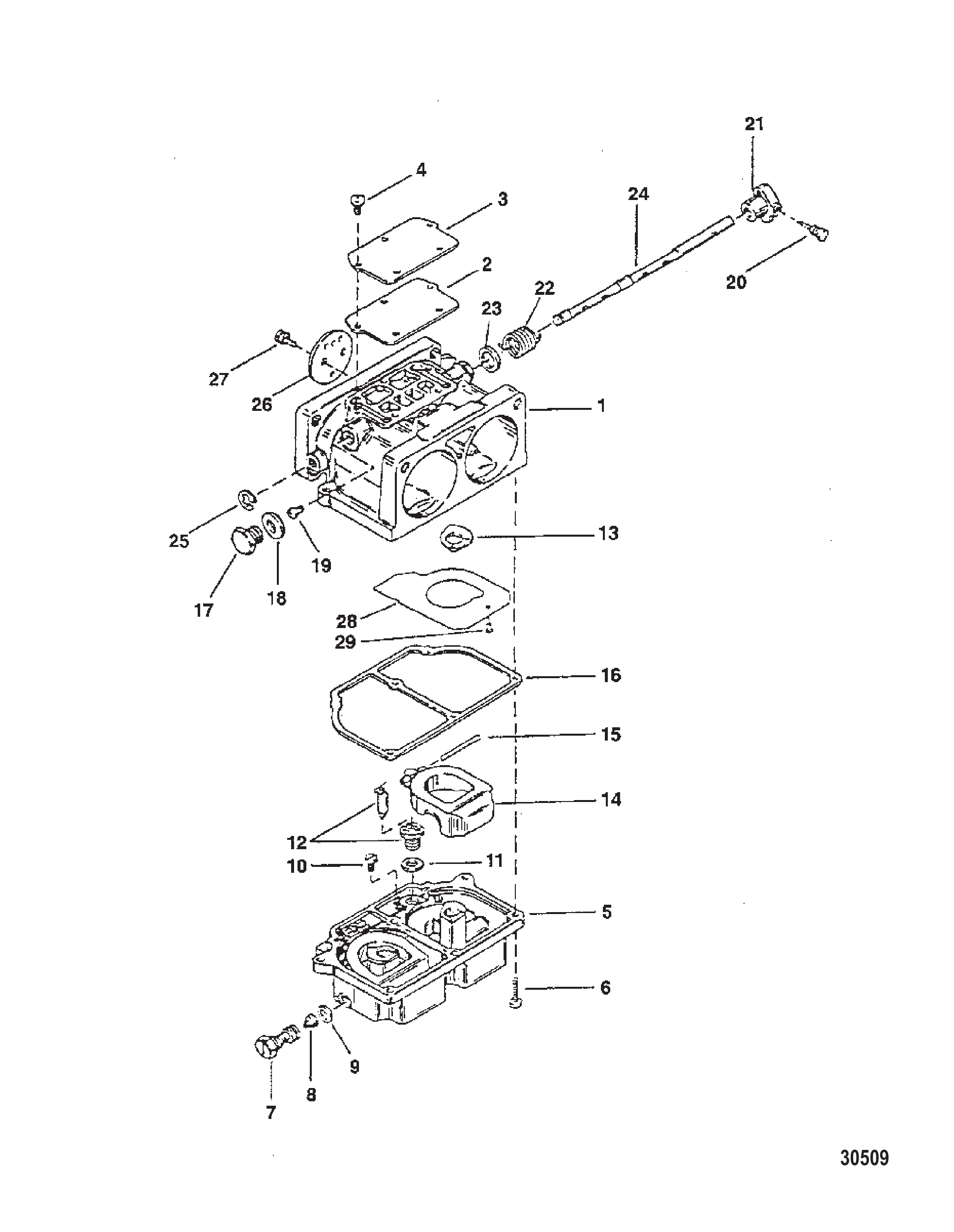 化油器总成 CARBURETOR ASSEMBLY