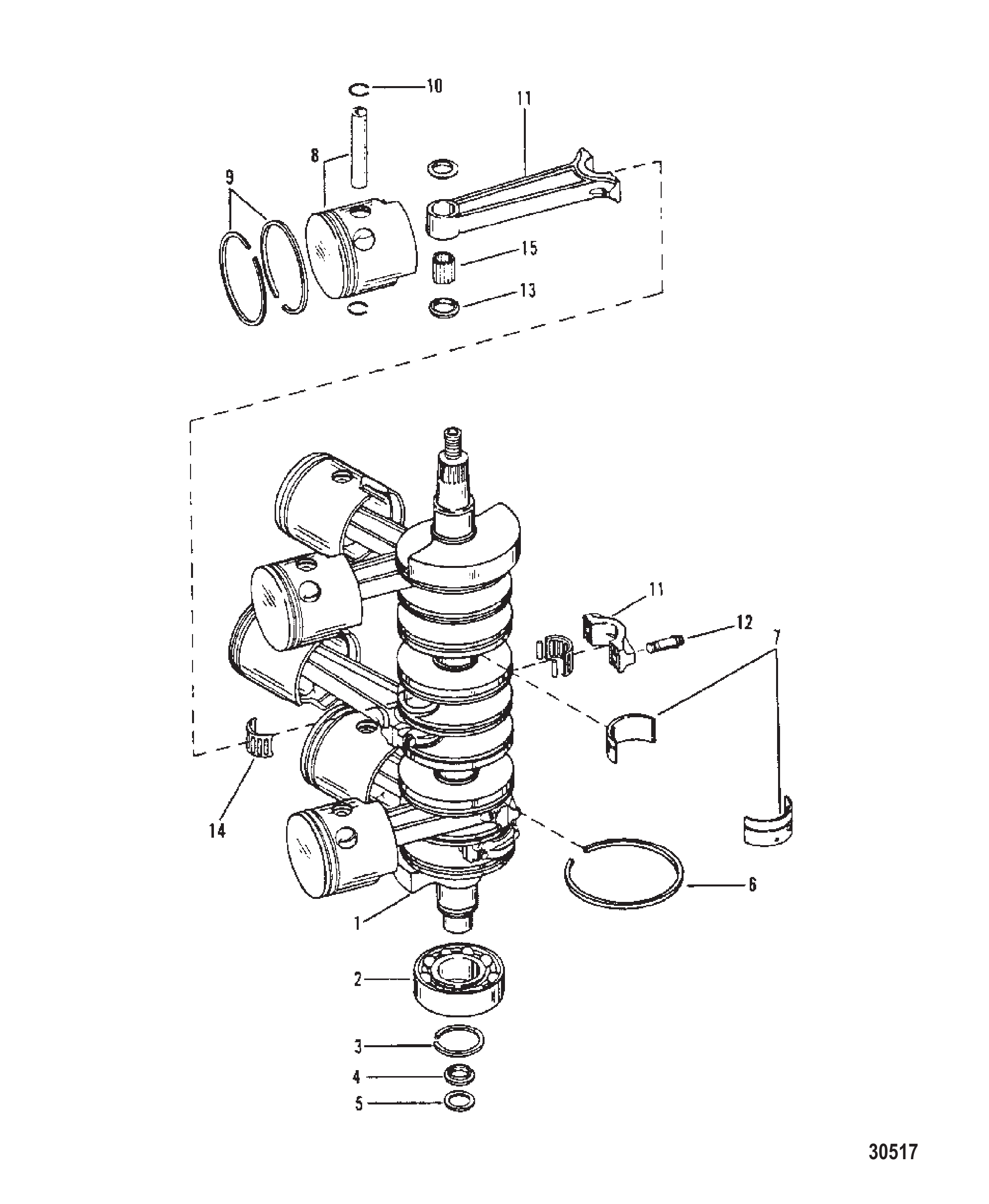 曲轴、活塞及连杆 CRANKSHAFT PISTONS AND CONNECTING RODS