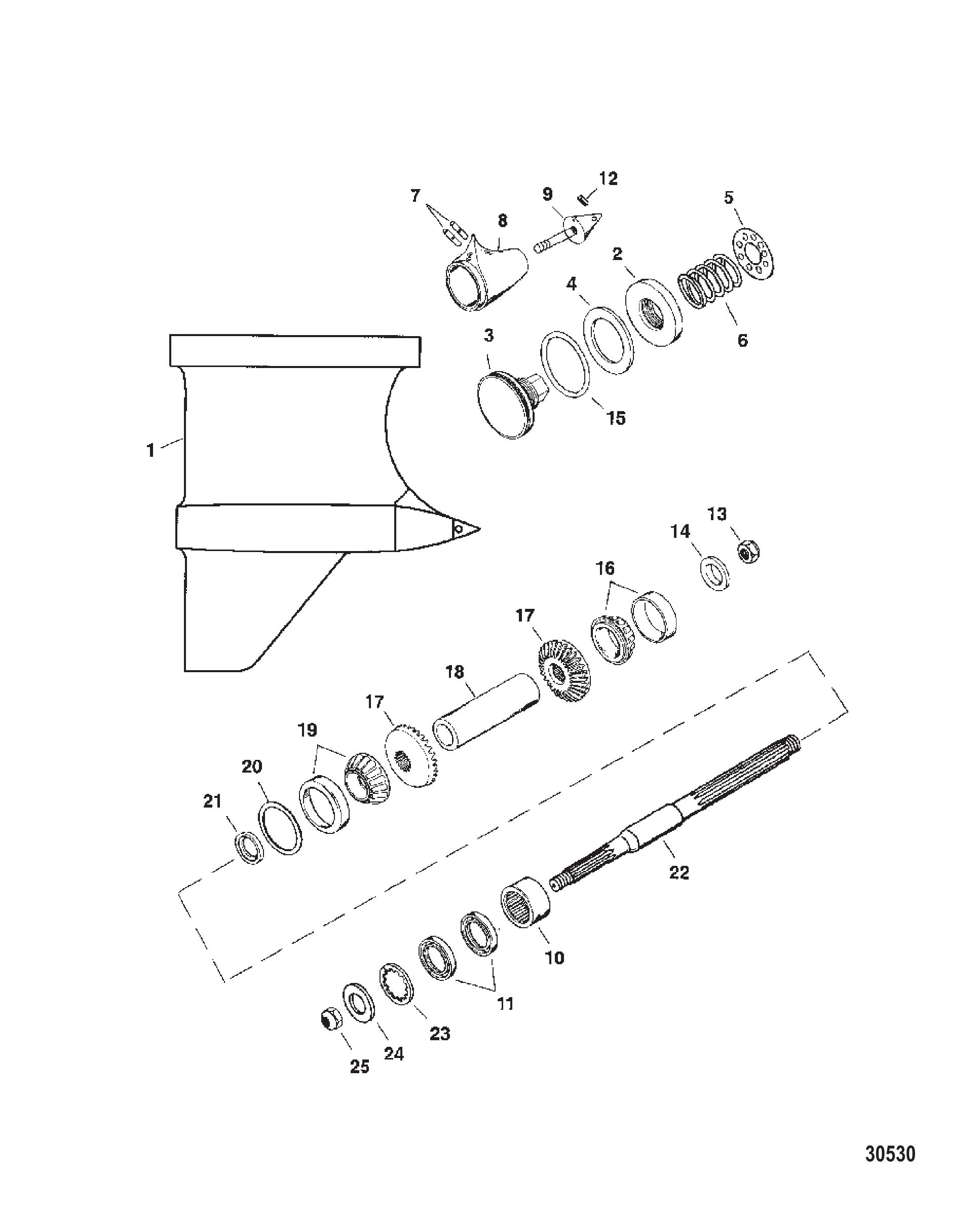 齿轮箱(螺旋桨轴)(IV SSM) GEAR HOUSING (PROP SHAFT)(IV SSM)