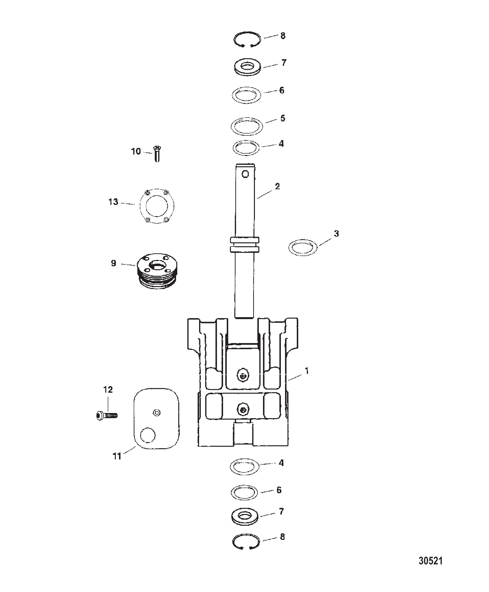 旋转支架总成 SWIVEL BRACKET ASSEMBLY