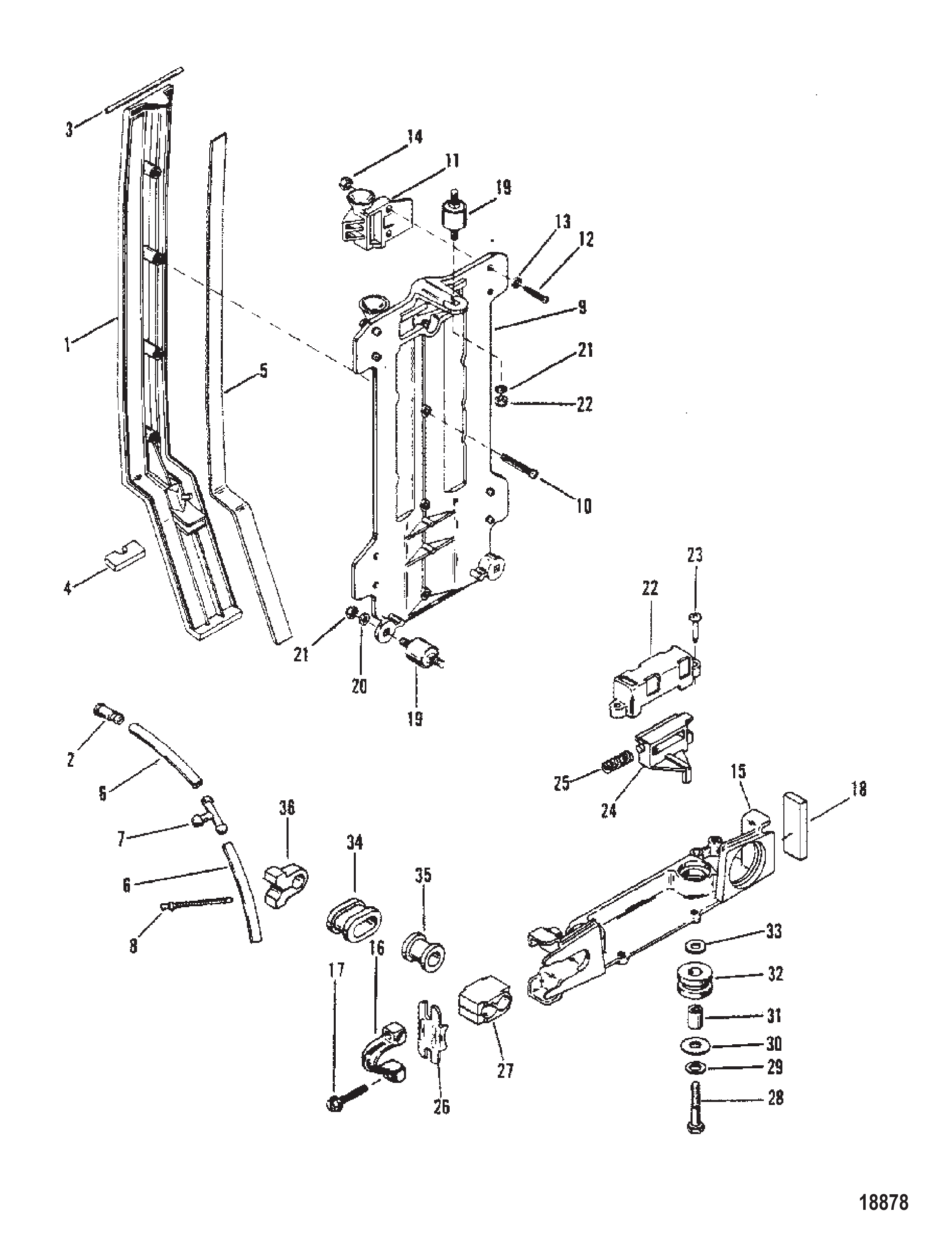 外罩安装支架 Cowl Mounting Brackets